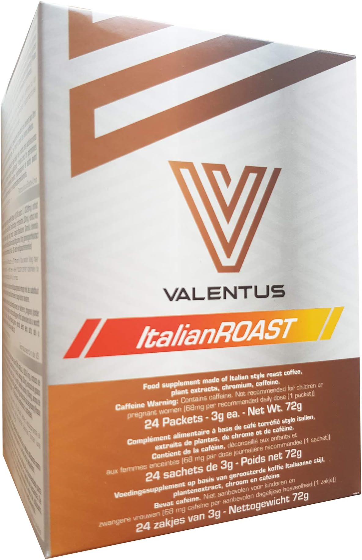 Valentus Italian Roast Coffee 24 Packets - Box