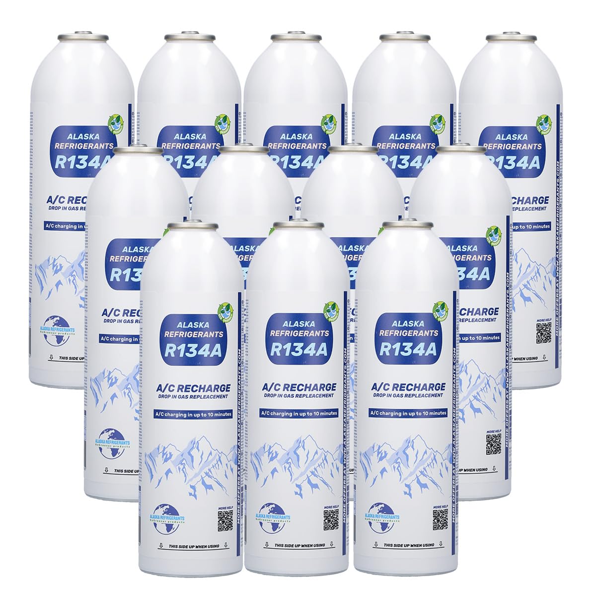 Recharge de gaz réfrigérant pour climatisation de véhicule HC134A - Bouteille de remplacement pour voitures