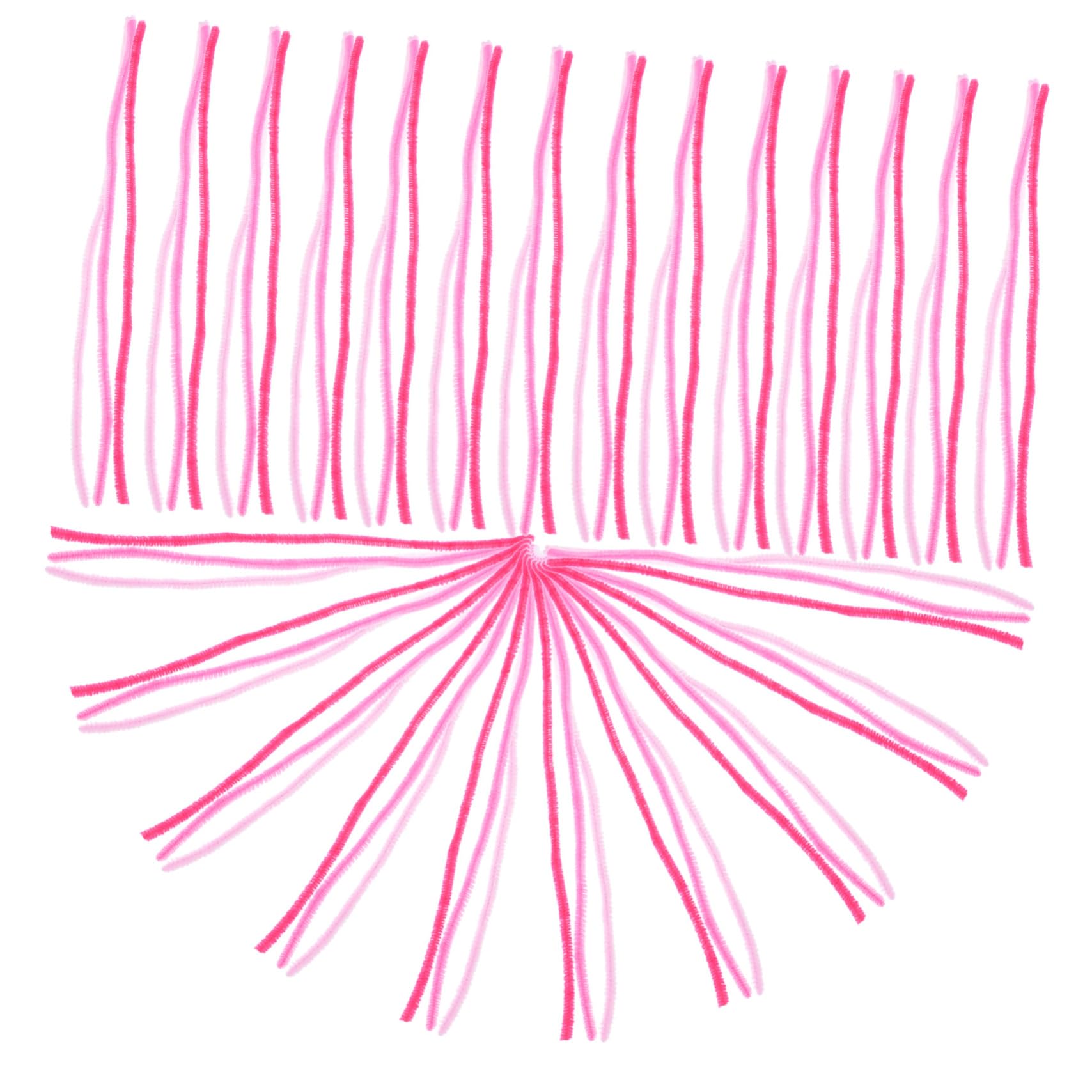 KONTONTY DIY Creative Projects 100pcs Chenille Craft Sticks Bendable Pipe Cleaners for Boys and Girls' Art Christmas Tree Decorations