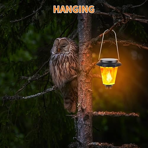 Miniatura 2 de UCGG Luces solares para exteriores, 1 paquete de luces solares brillantes de jardín IP65, impermeables, luces decorativas para patio, césped,