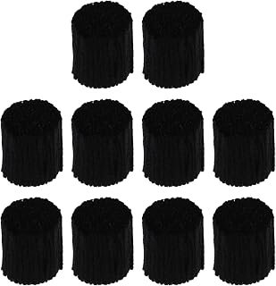 ARTIBETTER 10 Rolls Latch Hook Yarn Precut Rug Yarn Tapestry Yarn Threads for DIY Craft Sewing Knitting Yarn Latch Hook Supplies Black