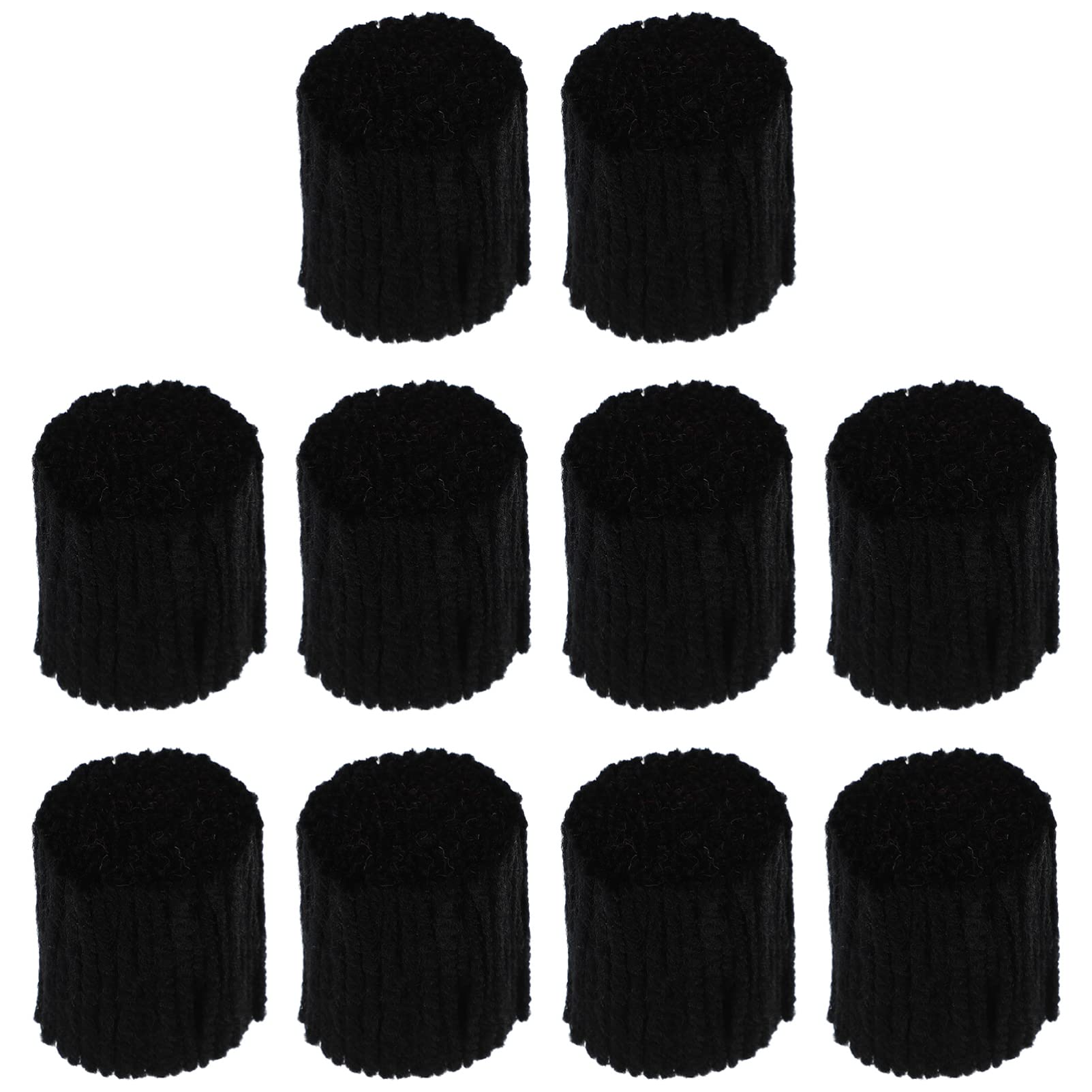 Fil à crochet prédécoupé noir ARTIBETTER pour éviter la coupe manuelle des tapis en canevas - Lot 10