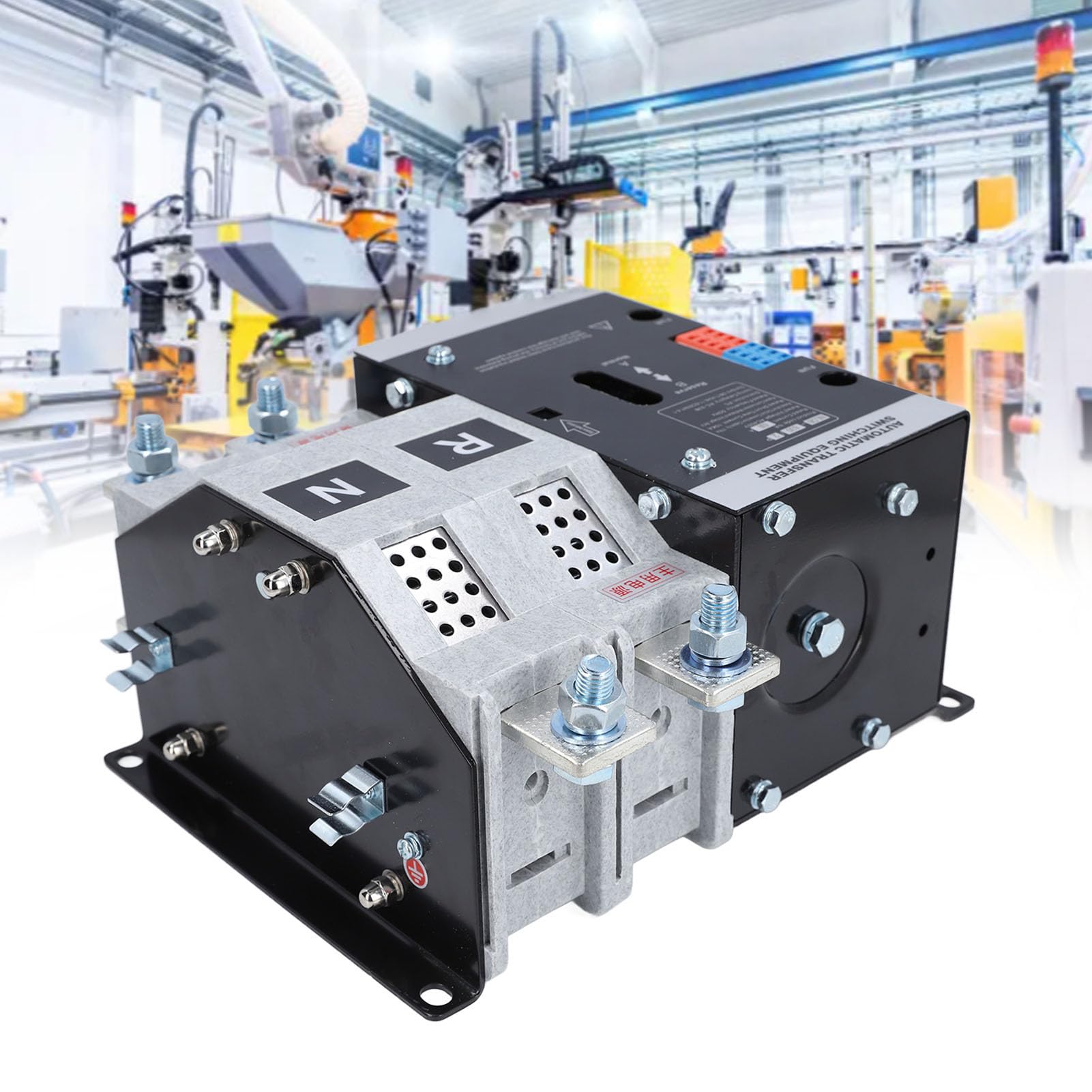 Automatischer Transferschalter, AC400V 630A 2P Dual Power Transfer Switch Handbuch Schnelles Umschalten Generator-Umschalter Dual-Power-Standby-Generator für Fabriken,