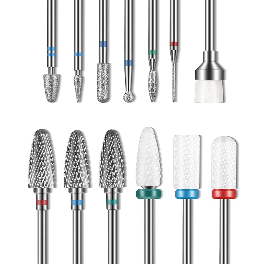 Amazon.com: Depvko 13PC Nail Drill Bits Set, Drill Bits for