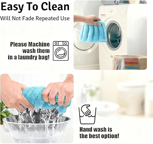 Miniatura 8 de Guojanfon Fundas de asiento de inodoro suaves y gruesas, elásticas, lavables, 3 unidades