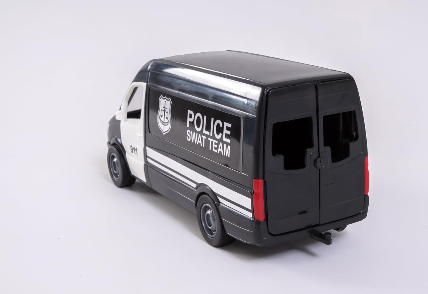 Licensed Series of Mercedes-Benz Sprinter Collectible Toy Truck Police Black Exclusive