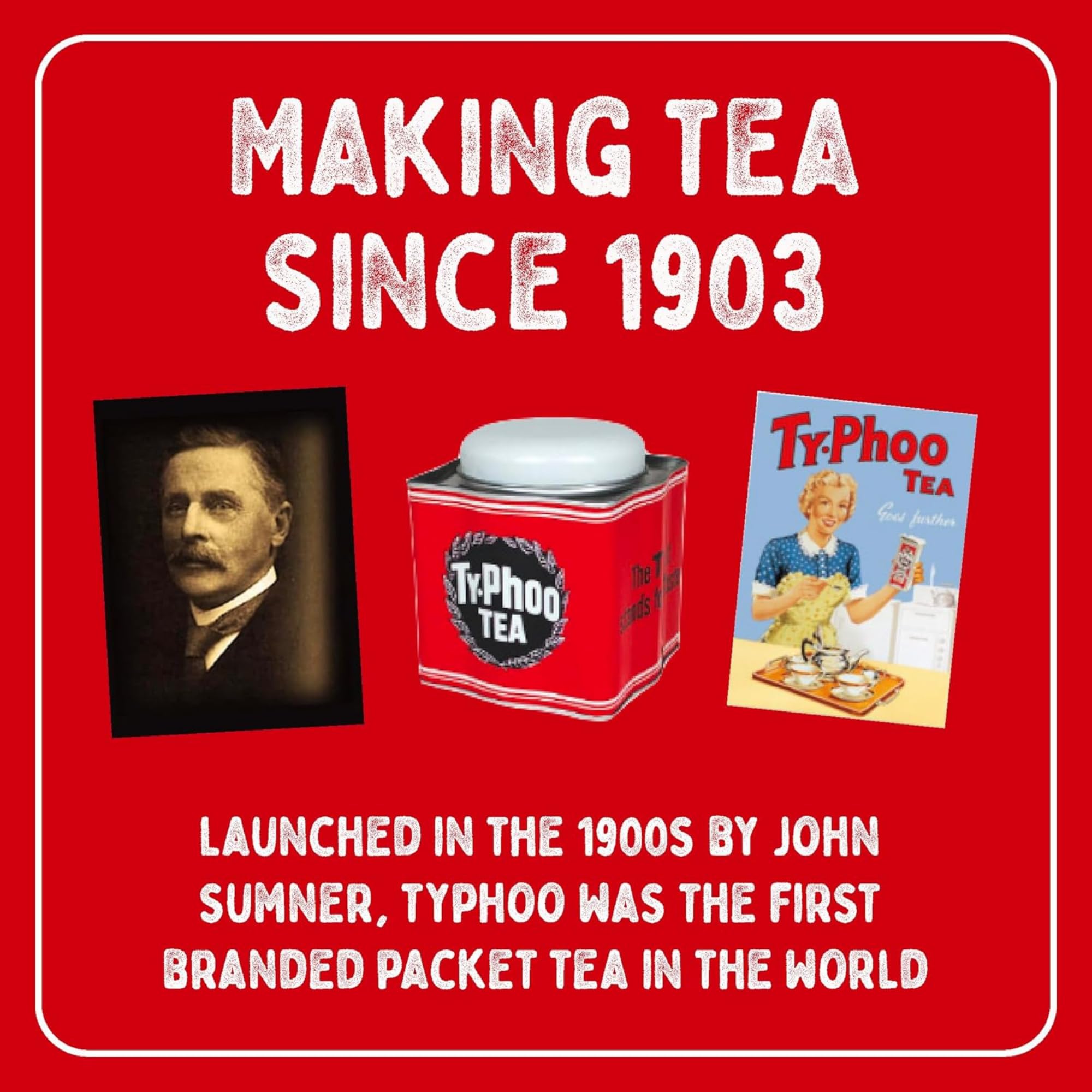 Typhoo Tea 80 Tea Bags, Smooth Refreshing Classic Black Tea Fields And Selects Tea