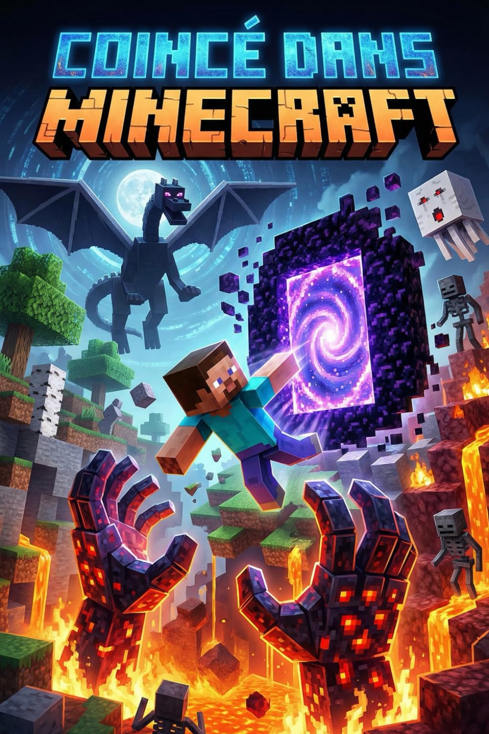 COINCÉ DANS MINECRAFT: Histoire épique inspirée de Minecraft pour filles et garçons de 8 à 12 ans