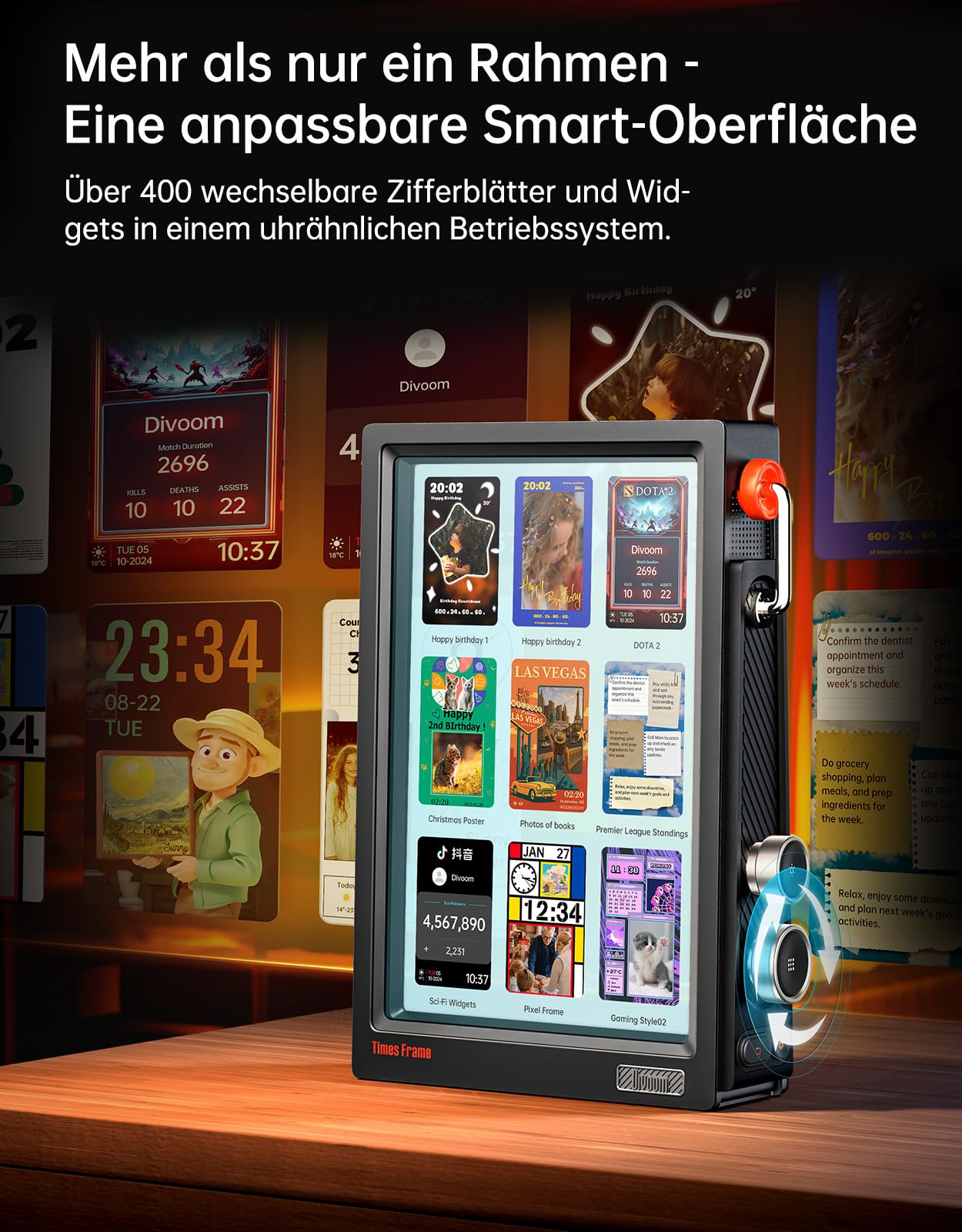 Divoom Times Frame スマートデジタルフォトフレーム 64GB Amazon | Divoom Times Frame スマートデジタルフォトフレーム 半透明