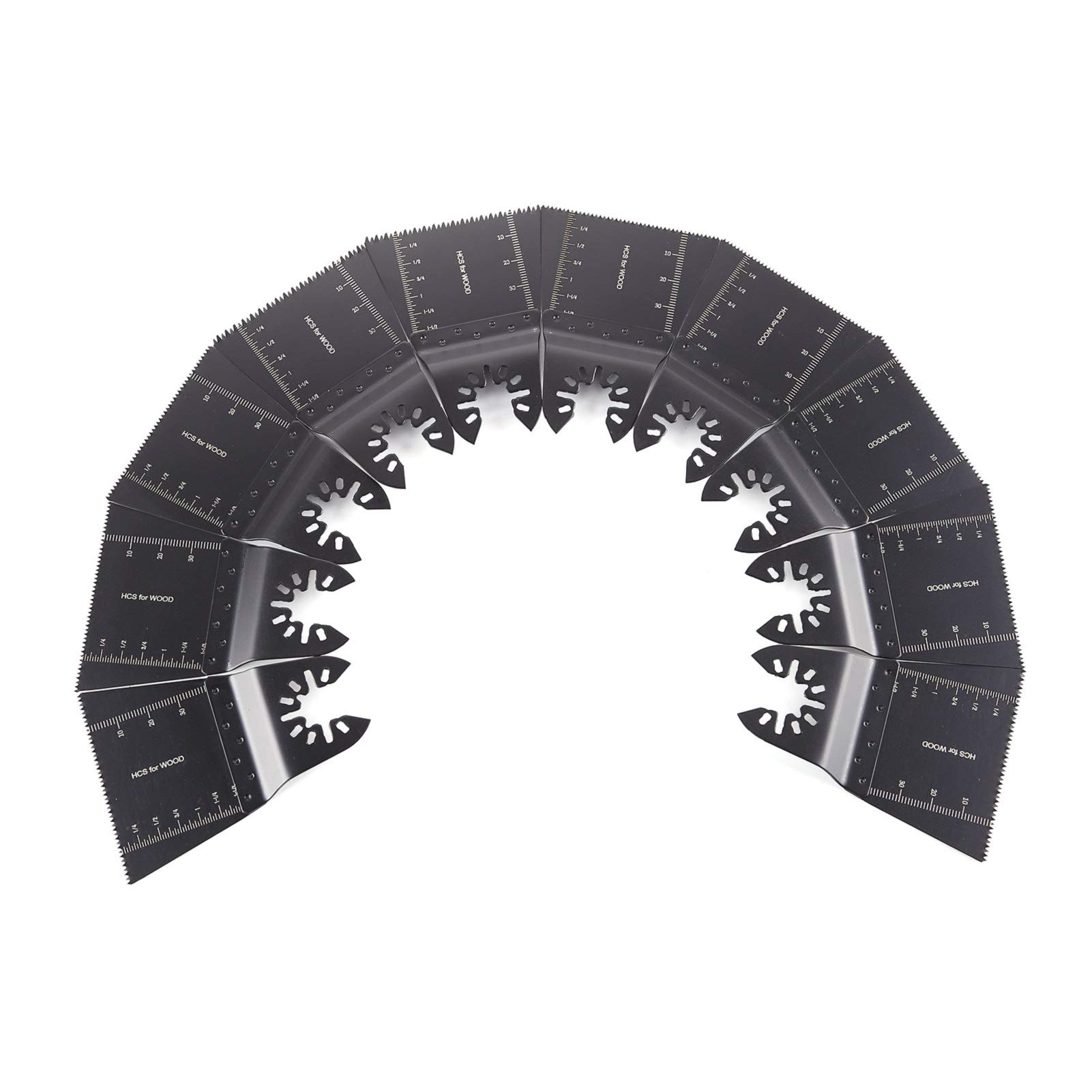 Trintion Black 10 Pcs Oscillating Multitool Saw Blades 65Mm Oscillating Saw Blade For Fein Multimaster Dewalt Makita