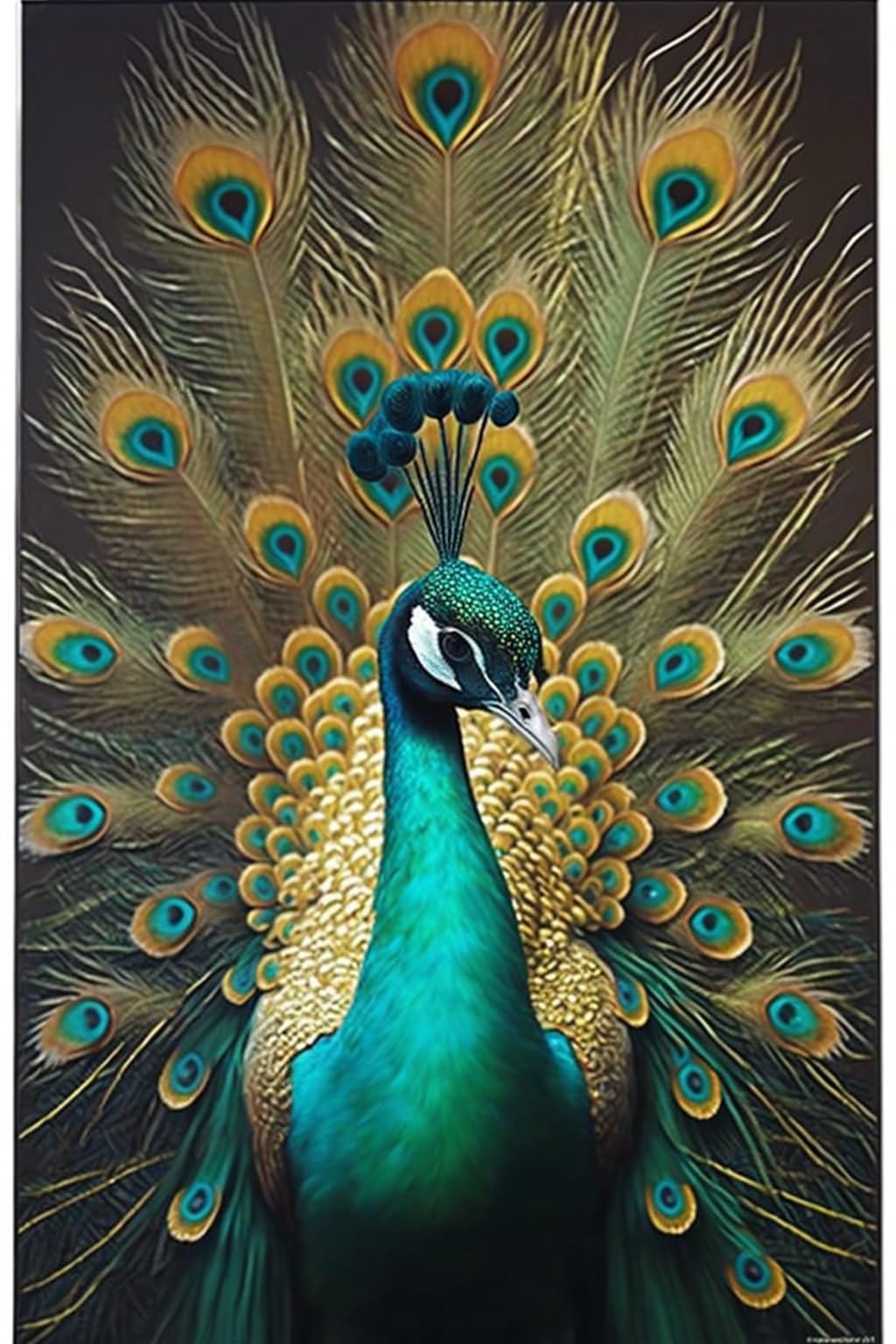 Amazon.com: RMSGOZO Peacock Wall Art For Home 20 X 20 Inch