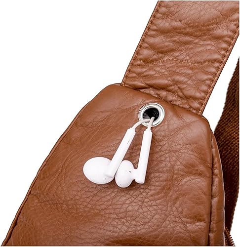 Miniatura 4 de Bolsos de pecho para mujer, bolso de hombro vintage para mujer, bolso de hombro retro para teléfono móvil, bandolera clásica