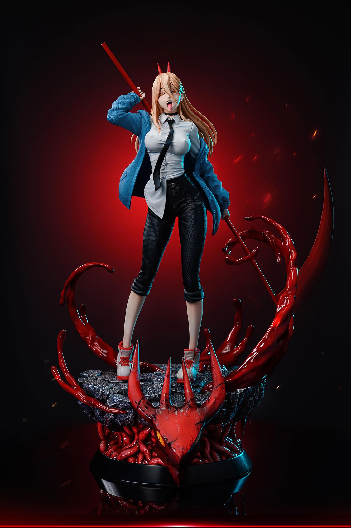 ☆EXラス1 ブルマ 1/4 フィギュア スタチュー ガレージキット Amazon.co.jp: パワー フィギュア 1/4スケール 塗装済み完成品