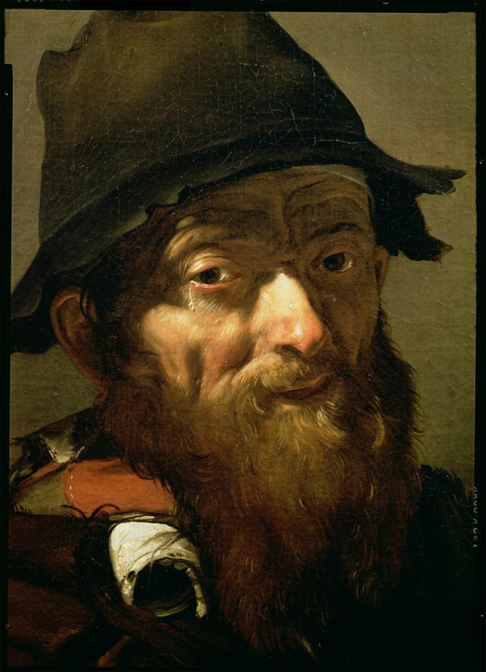 ARTXLXXBN Famous Print Painting Colorful Art Print Head of an Old Man Detail of Portrait of an Old Man with an Onion by Jusepe De Ribera Canvas Art Decorations for Home Decor 60x90cm