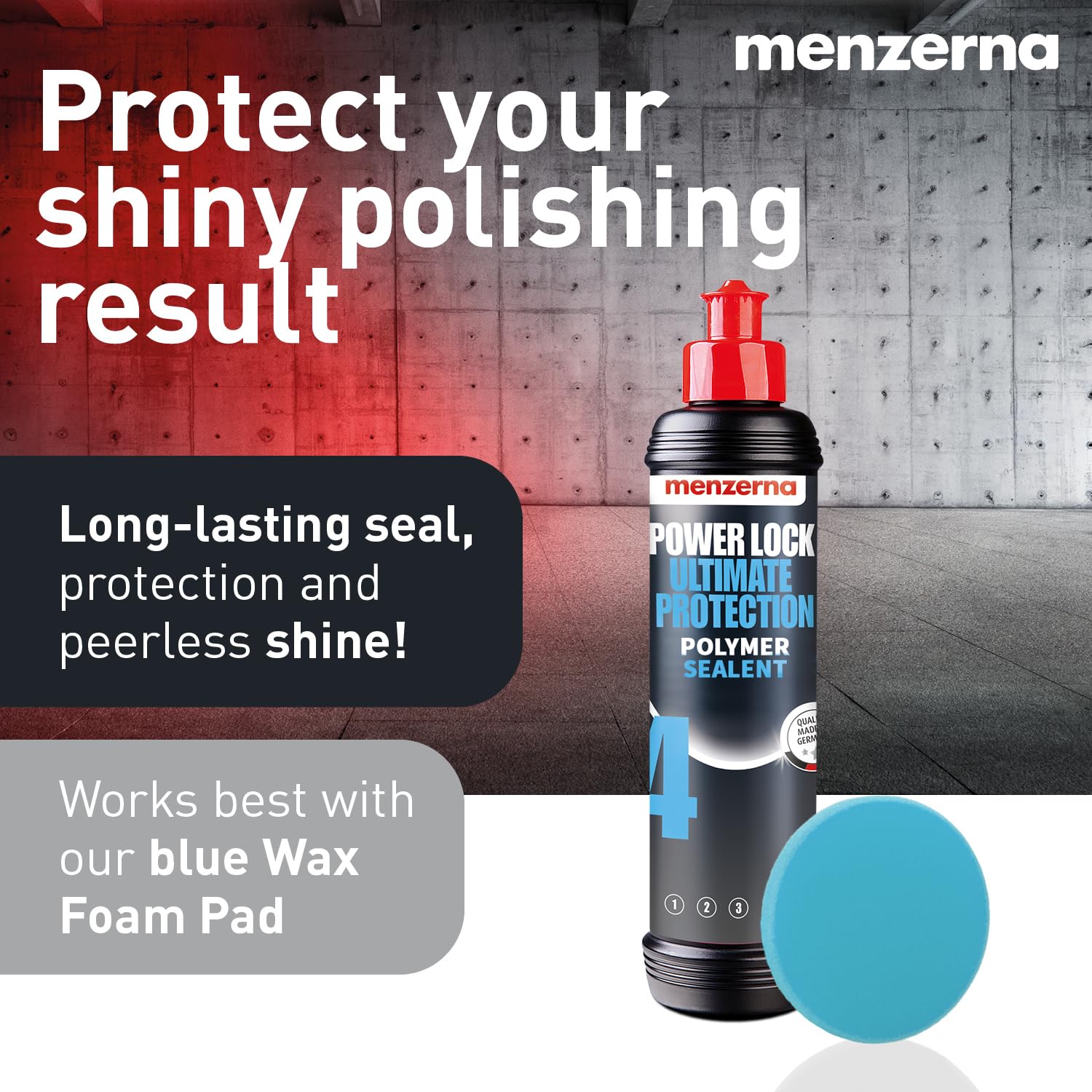 menzerna 3in1 Polishing Set – One-Step Polish (8oz) + Drill Machine Adapter + Medium Cut Pad | Polish Your Car with a Cordless Drill - Image 7