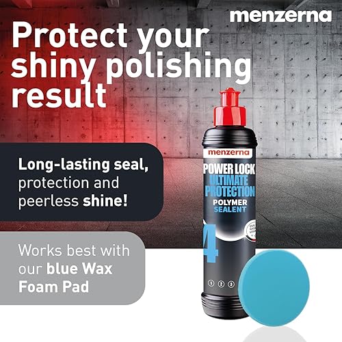 Miniatura 7 de menzerna Juego de pulido 3 en 1 pulidor de un solo paso (8 onzas) + adaptador de máquina de taladro + almohadilla de corte medio  Pule tu automóvil