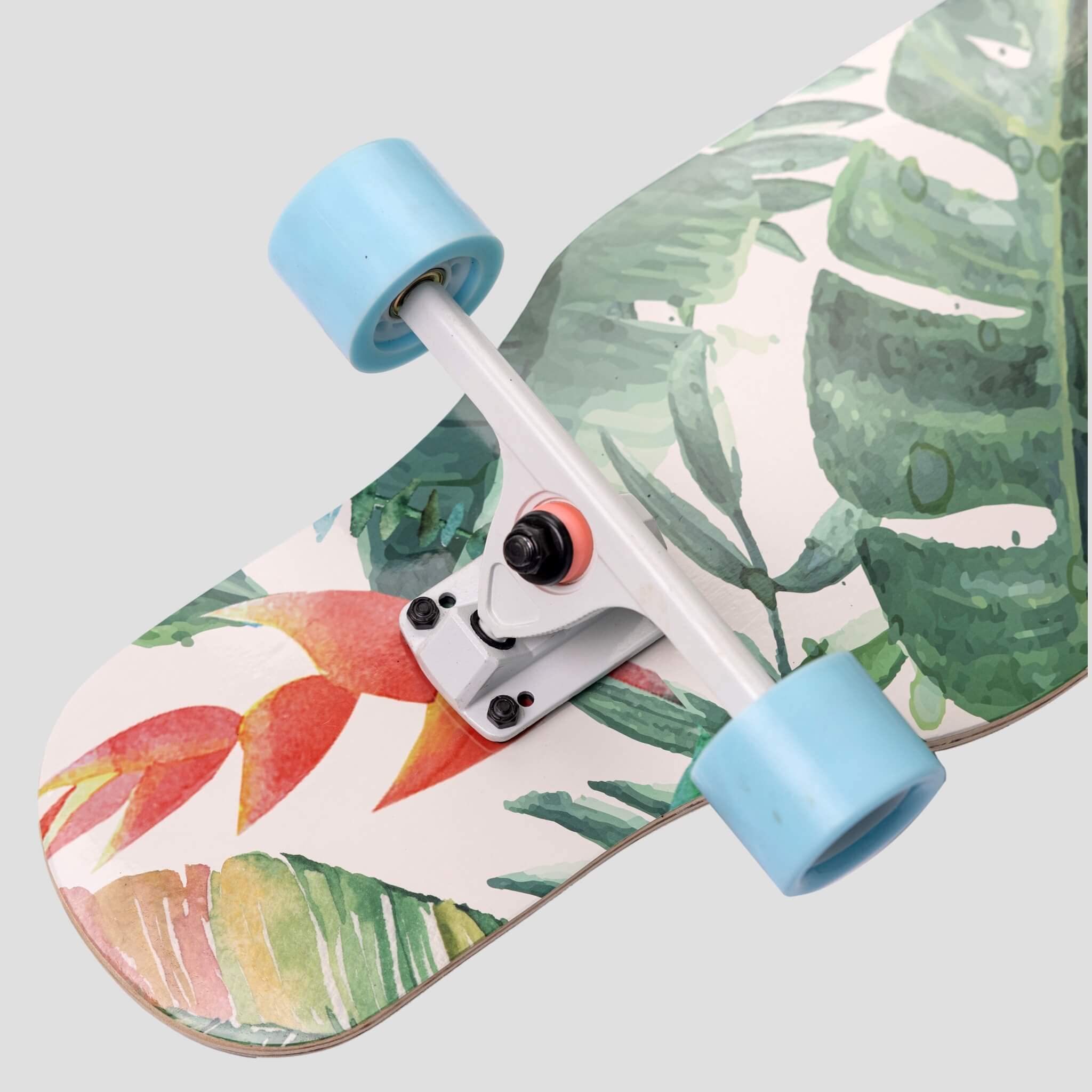 Longboard Completo Dancing de 42 Pulgadas = 107 centímetros + Cruising por Ciudad ABEC-9 rápido y Ligero - Longboard Iniciación Bali