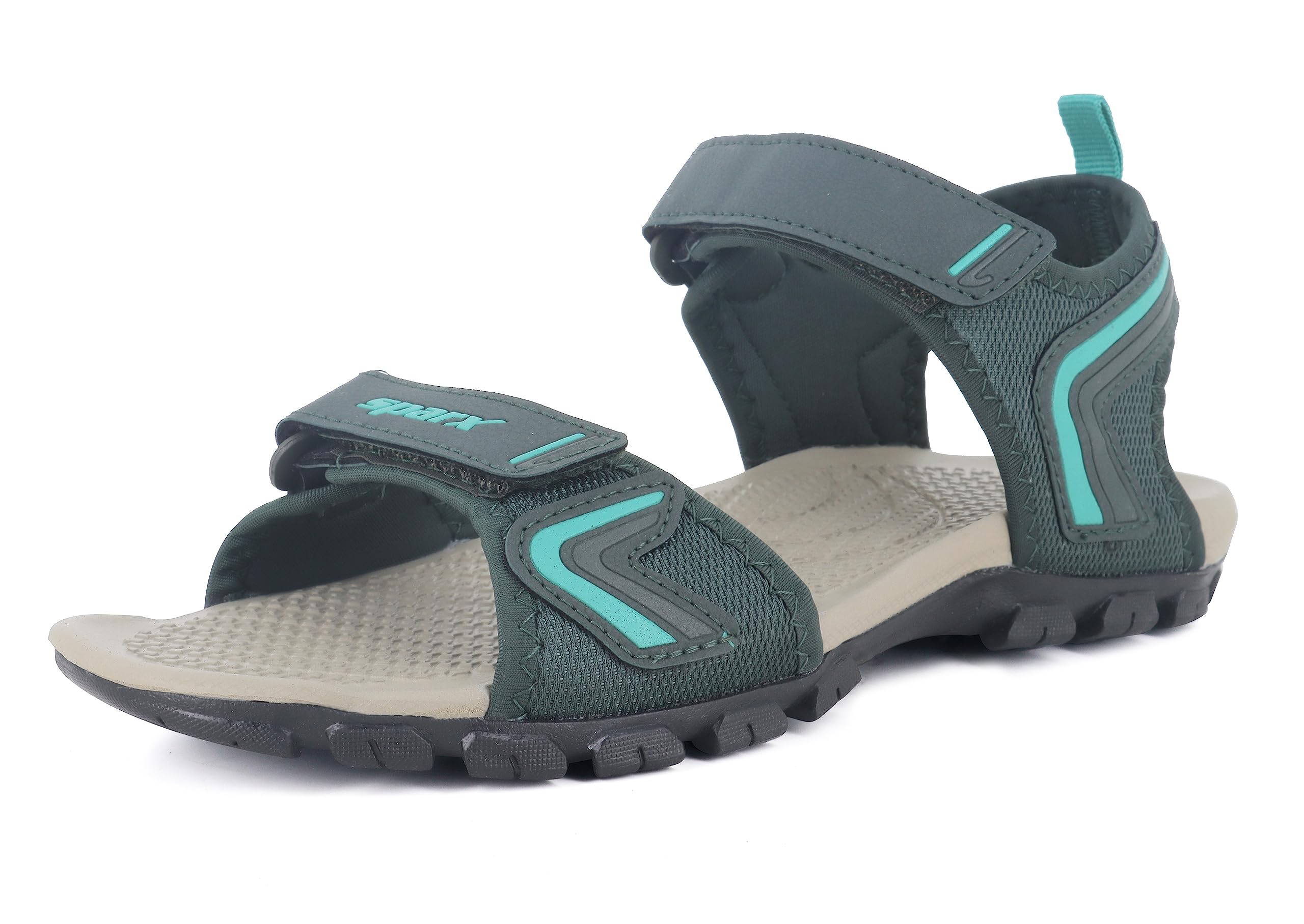 mens SS 607 | Latest, Daily Use, Stylish Floaters | Green Sport Sandal - 10 UK (SS 607)-image-24