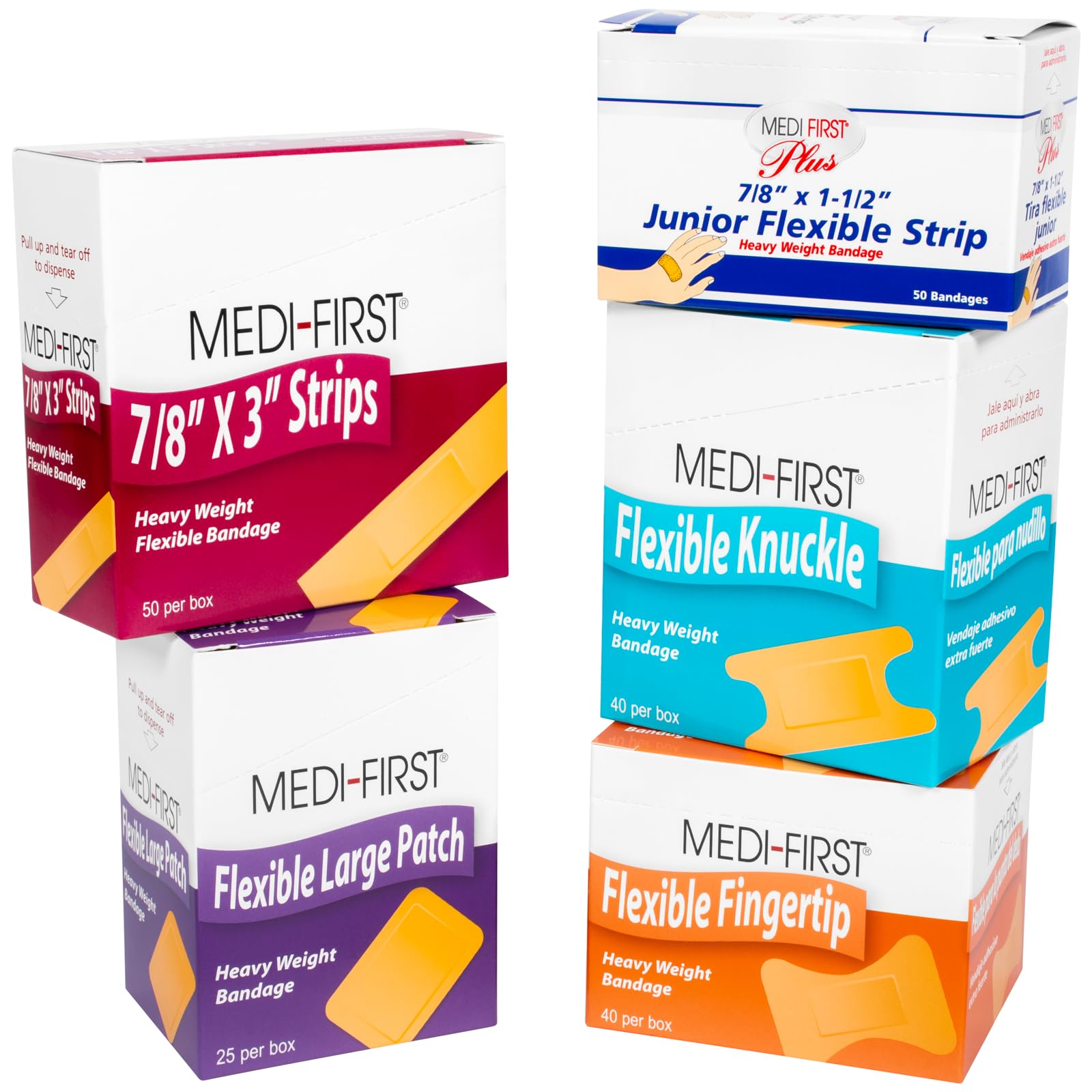 Amazon.com: MFASCO Medifirst Bandage Assortment - Variety Pack of