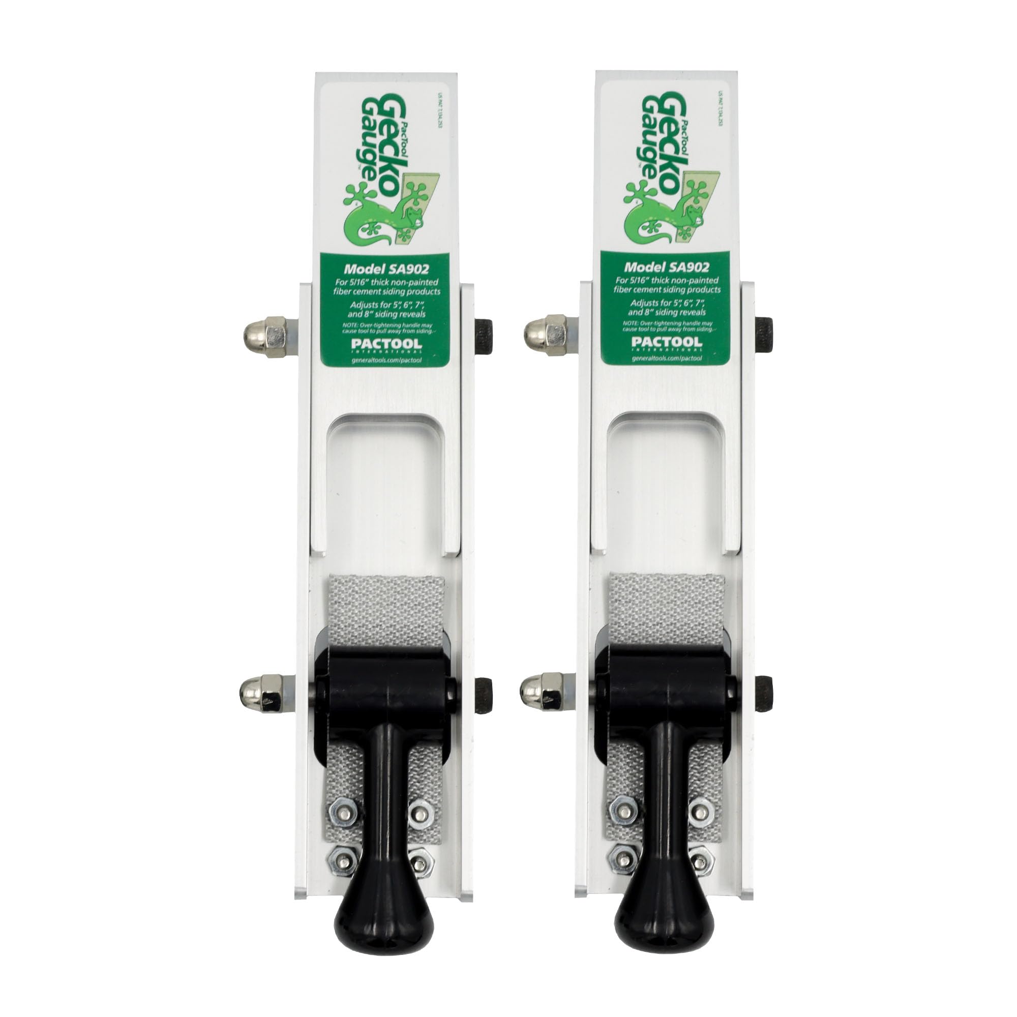 PacTool SA902 Aluminum Gecko Gauge Hardi Board Siding Gauges BRAND