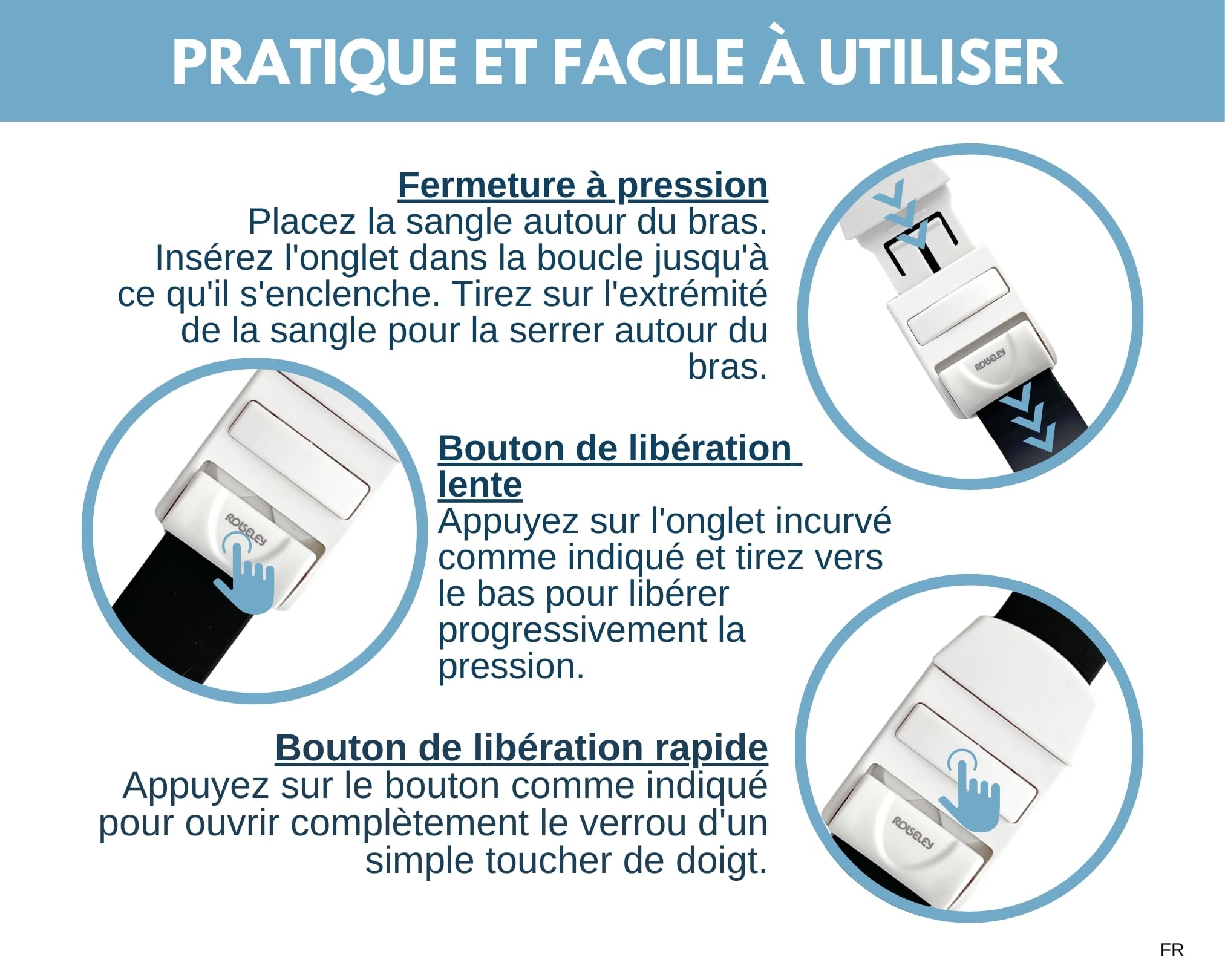 Garrot d'infirmière médicale avec motif astrologique soleil et lune, libération rapide et lente – Boucle en plastique ABS, bande élastique sans latex – Parfait pour les médecins, les