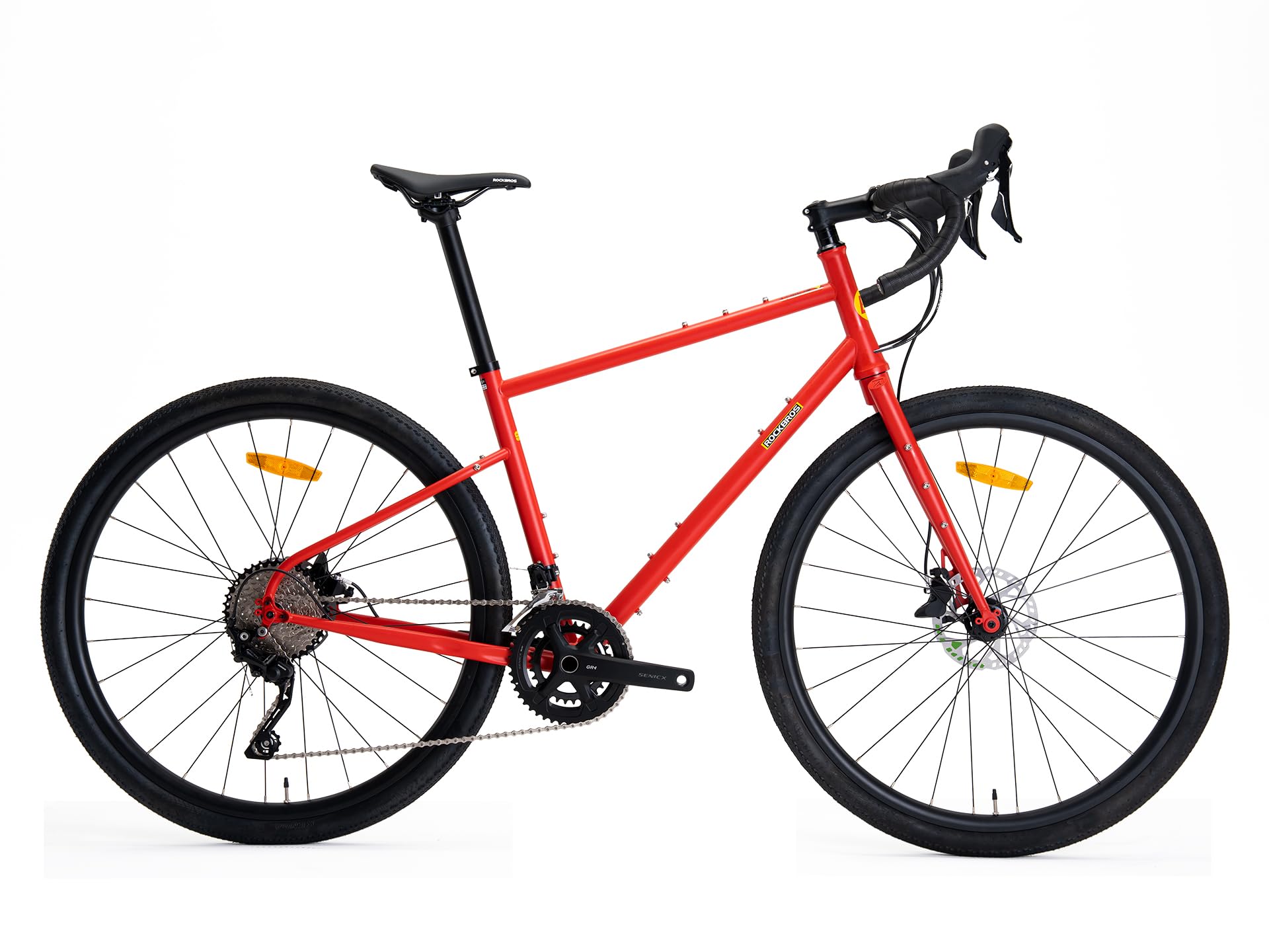 ROCKBROS SPT Al2 Fahrrad CrMo Stahlrahmen Gravel Bike, RX400 210 Schaltung  mit Hydraulische Scheibenbremsen Rennrad, fr Herren Damen Pendeln Touring  Bikepacking, Rot M 700C*450 : Amazon.de: Sport & Freizeit