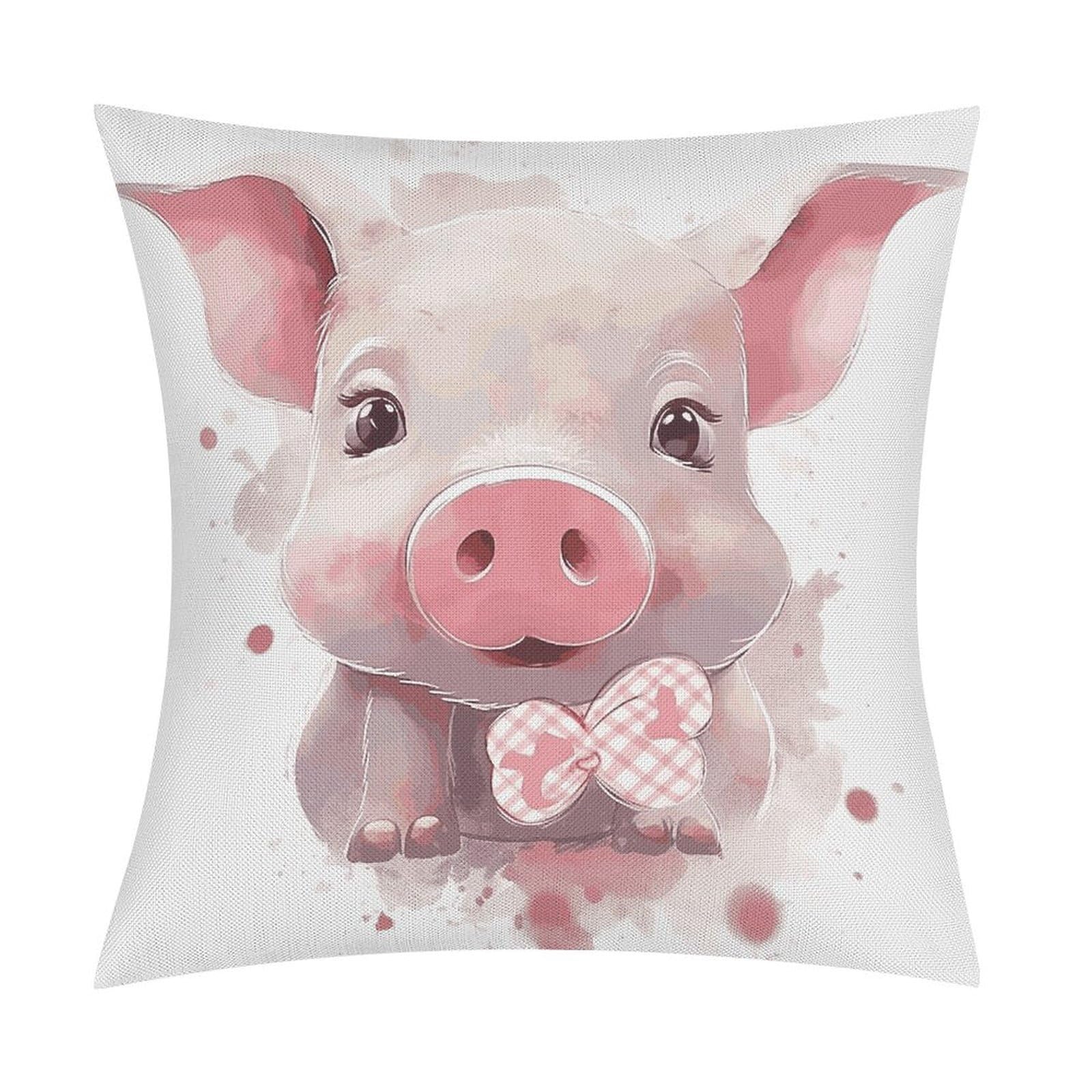 Adfgyerh Style Smiling (26) Pillow Covers Soft And Comfortable Invisible Zipper ，Home Decor 18X18 Inch Edging Technology，Throw Pillow Covers For Couch Sofa Bedroom Living Room.