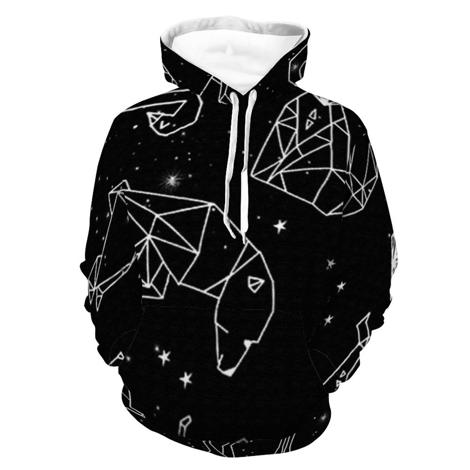 AERICKON Unisex Women Men Hoodies Long Sleeve Classic Hooded Sweatshirt Tops Comfortable Autumn Outfit for Leisure Time