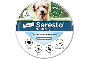 Seresto Flea Collar for Small Dogs: 8 Months of Protection from Fleas and Ticks