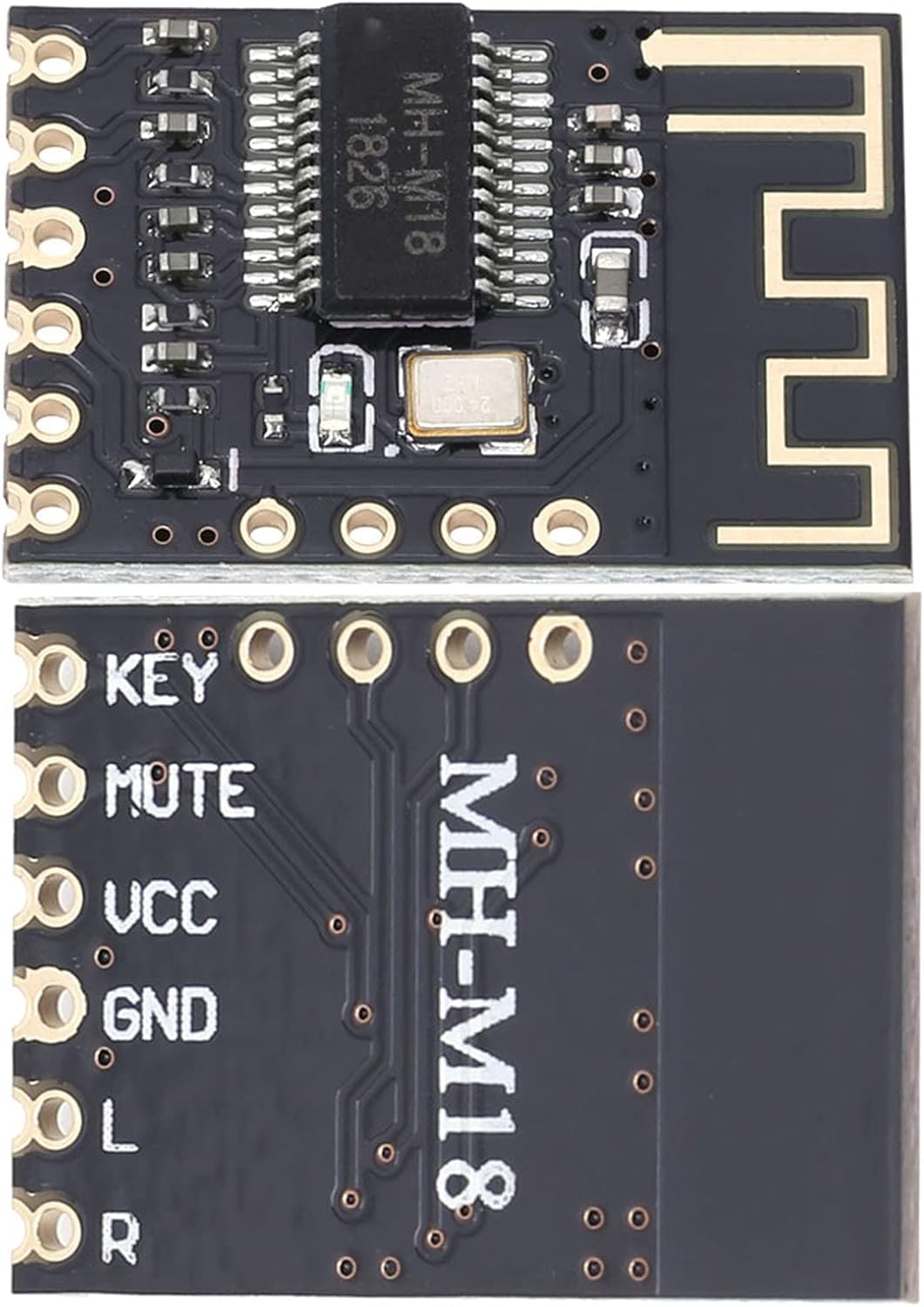 MH-M18 Bluetooth Audio Receiver Module – Wireless Stereo Audio Module with 3W+3W Dual Output, Low Power Consumption, Sound for DIY Projects & Amplifiers-image-34