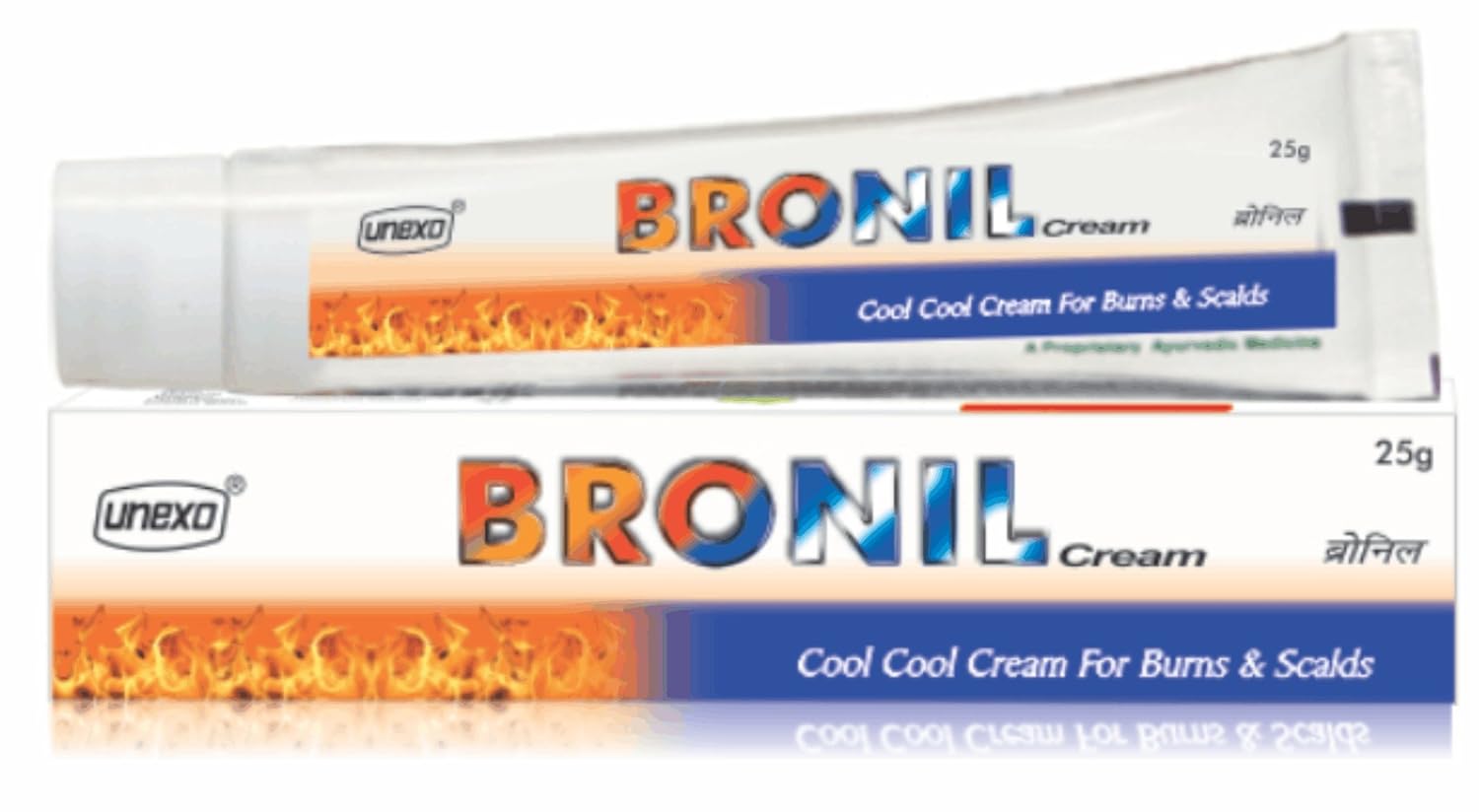 Buy Bronil Healing cream for burns and scalds 25 gms 3 tubes