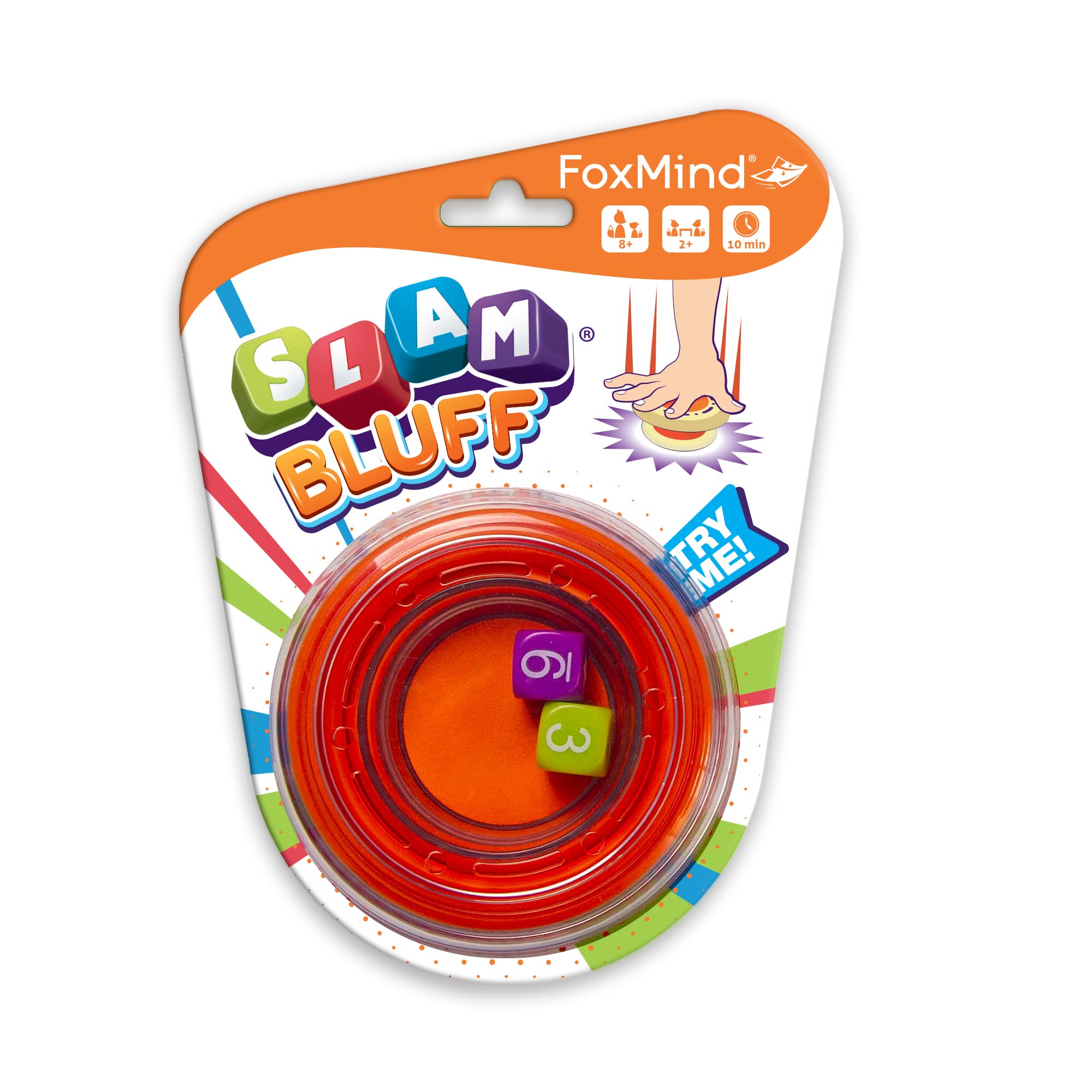 FoxMind Slam Bluff Shake and Slam Bluffing Game 2nd Edition