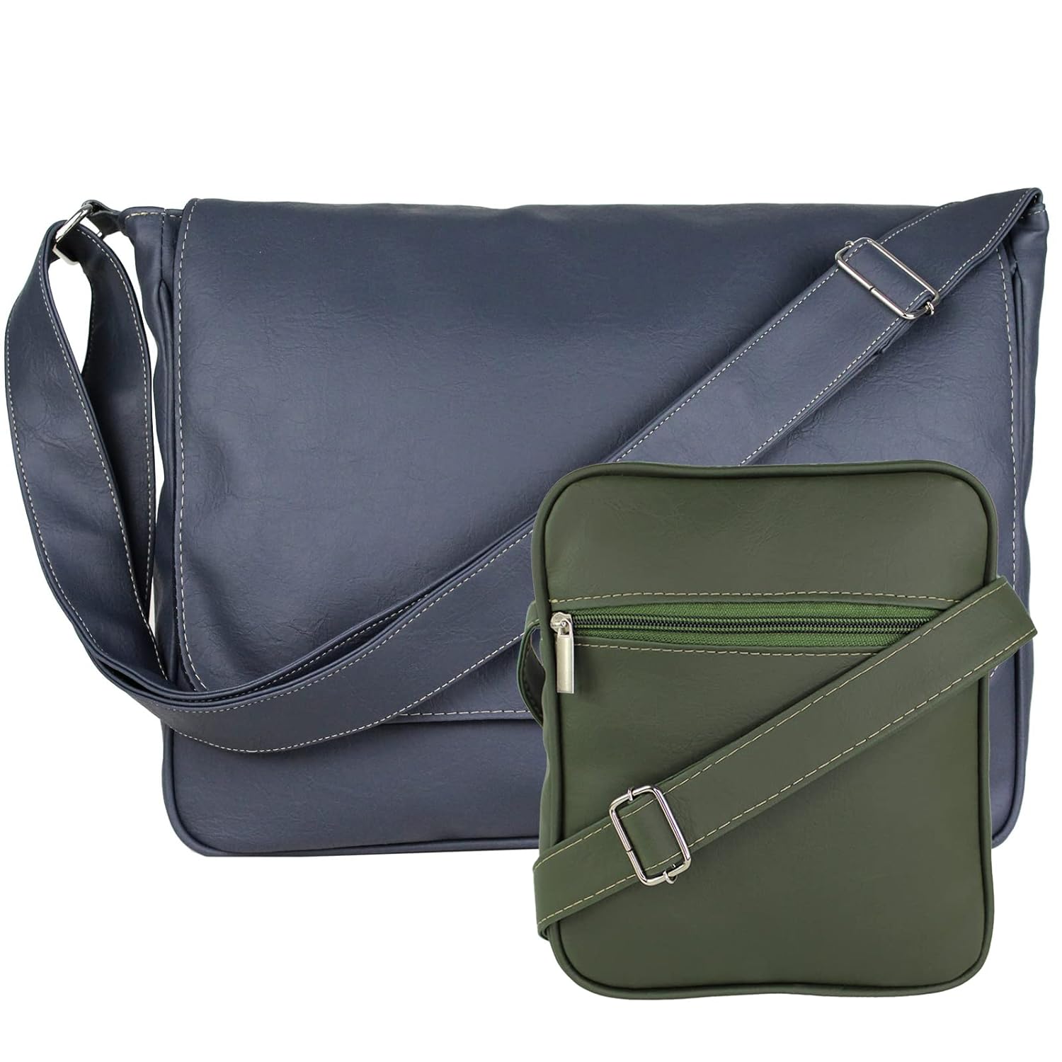 Kit Bolsa Pasta Carteiro Masculina Tiracolo E Shoulder Bag