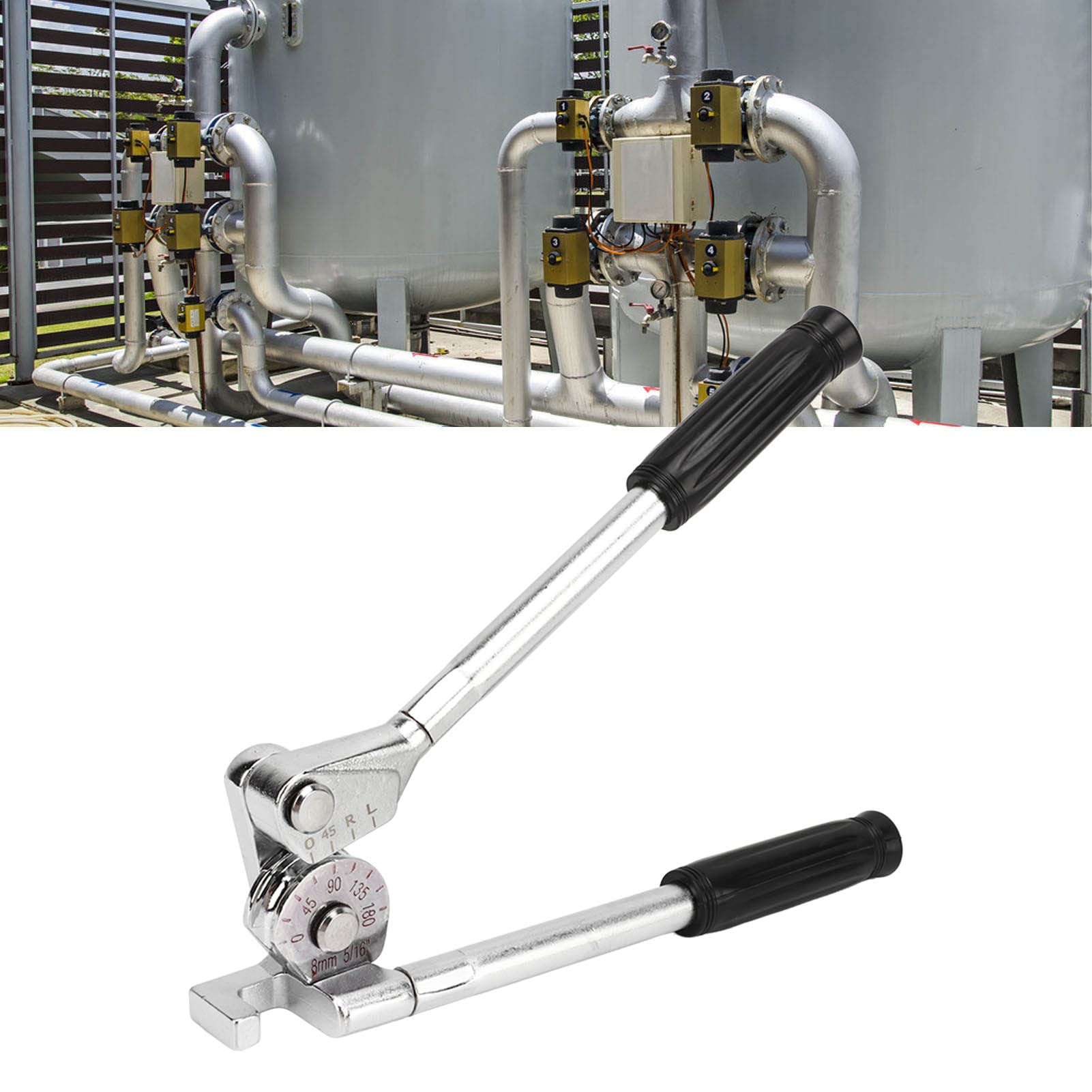 Set di curvatubi anuali, 3/8-1, 10-25 Piegatrice anuale del tubo piegatura del tubo