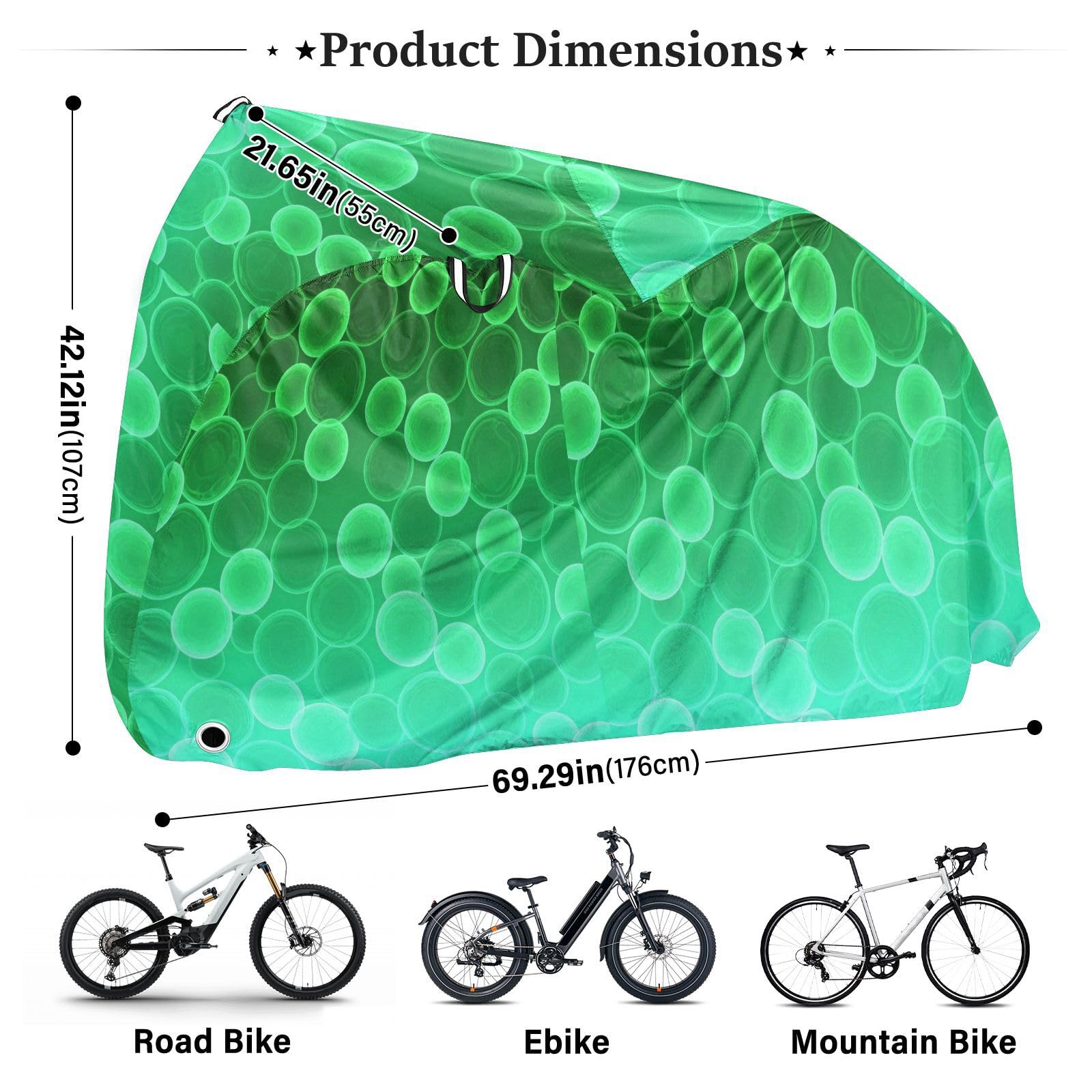 Housse de vélo en polyester imperméable, isolation thermique