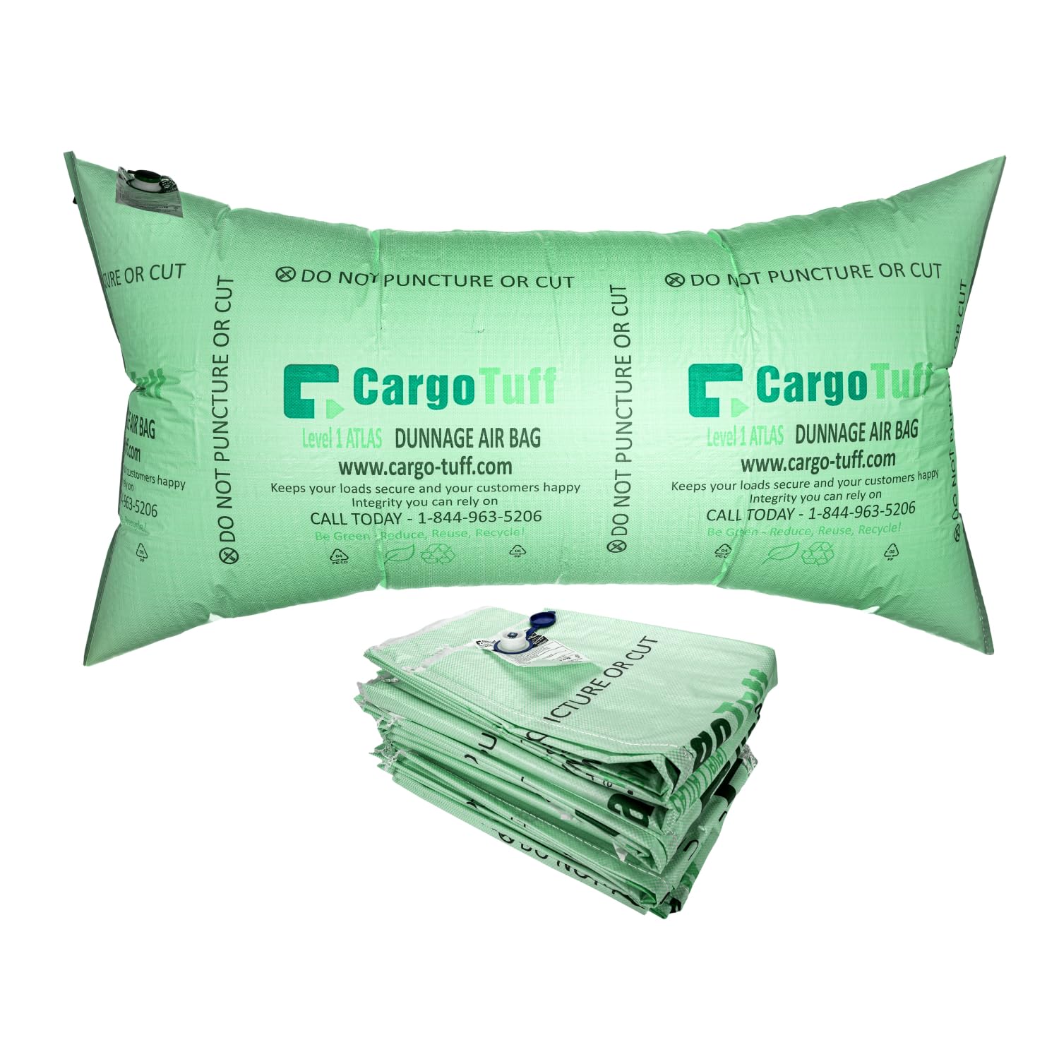 IDL Packaging Lot de 10 airbags de calage en polypropylène tissé, niveau 1 – Remplissez le vide dans les camions et les expéditions intermodales, réutilisables – Airbags de sécurité de charge pour