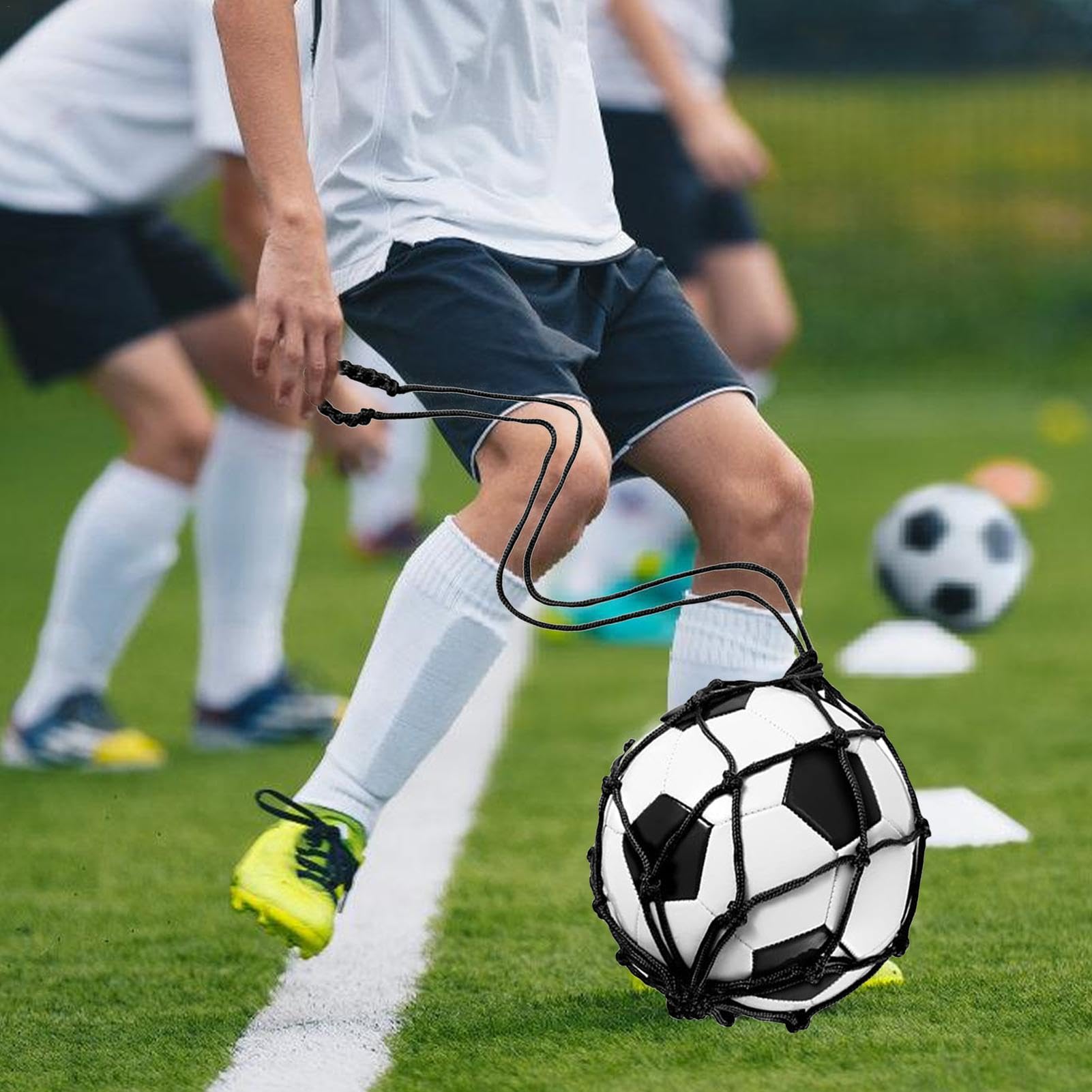 サッカー、バレーボールバッグ メッシュ巾着型 中 MIKASA（スポーツ） ミカサ ボールバッグ メッシュ巾着型 中