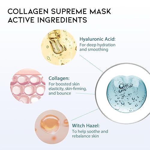 Miniatura 3 de Kit de iniciación de máscara hidratante para el cuidado de la piel, seca, edad, piel sensible, mascarilla facial vegana coreana para hombres