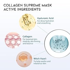 50Combo Korean Face Sheet Mask Gift Pack, Hydrating, Calming, Brightening, Smooting, Rejuvenating, EVE Vegan, Cica, Hyaluron, Retinol, Ceramide, Collagen