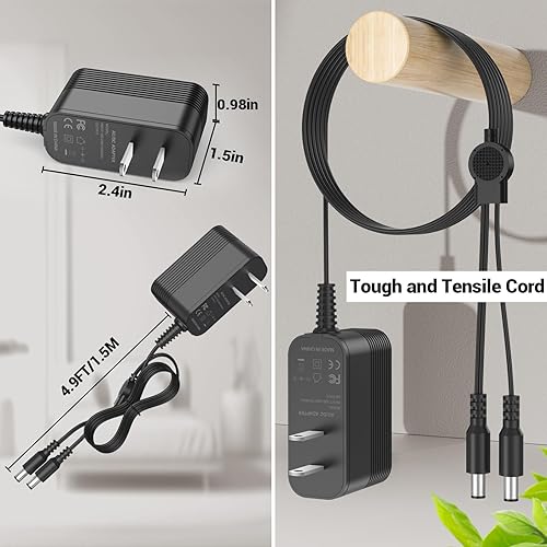 Miniatura 7 de Adaptador de CA de 10 V para cargador Dogtra ARC 1900S 1902S 2300NCP 2500B 3500NCP 3502NCP HK-AJ-100A150-US Collar remoto E para perros Fuente de
