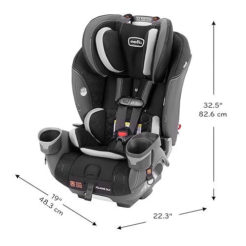 Vista 13 de Evenflo EveryFit/All4One - Asiento convertible 3 en 1 para automóvil (color negro Aries)