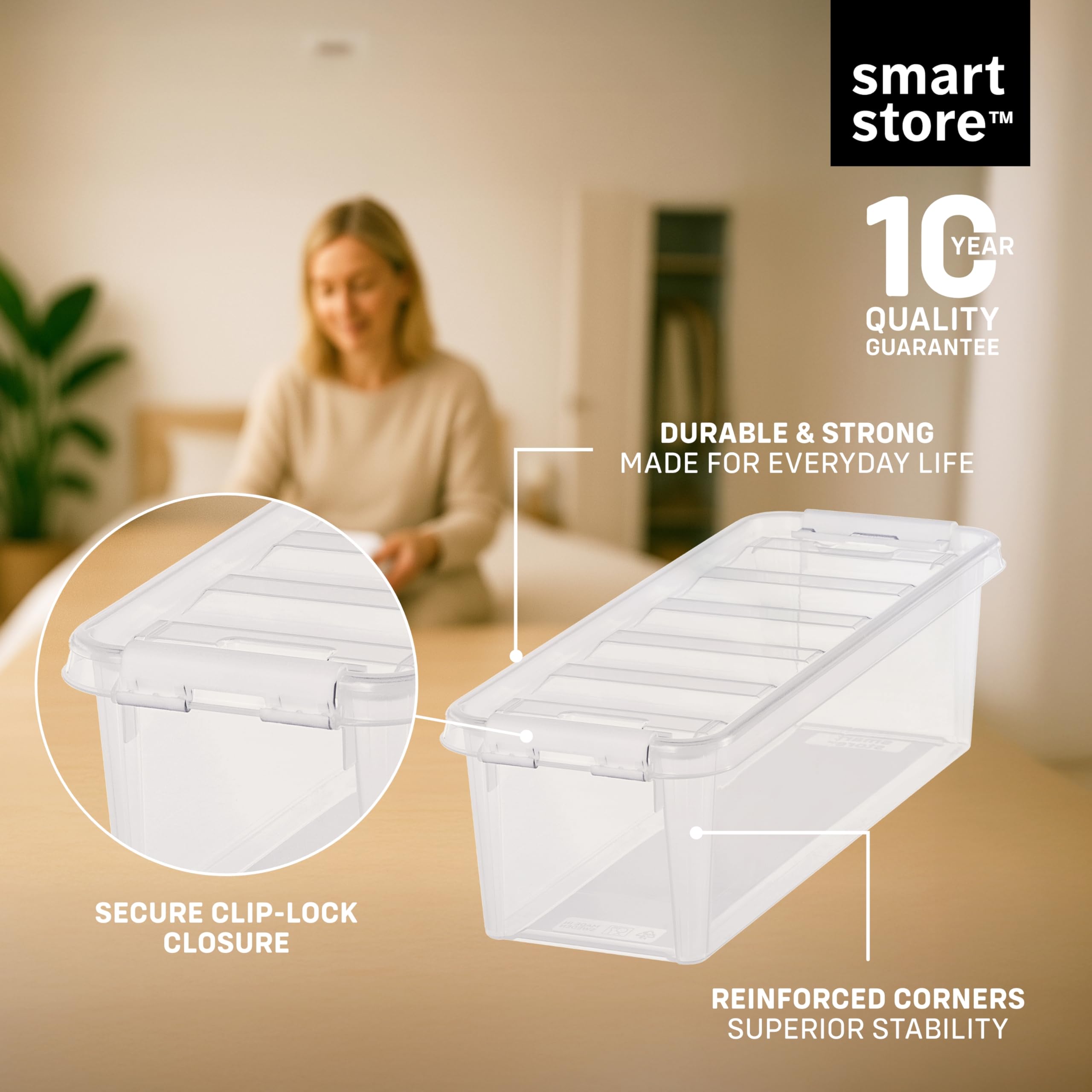 Smartstore Classic 3,5L Pudełko, Tworzywo Sztuczne, Przezroczysty, 3,5 l