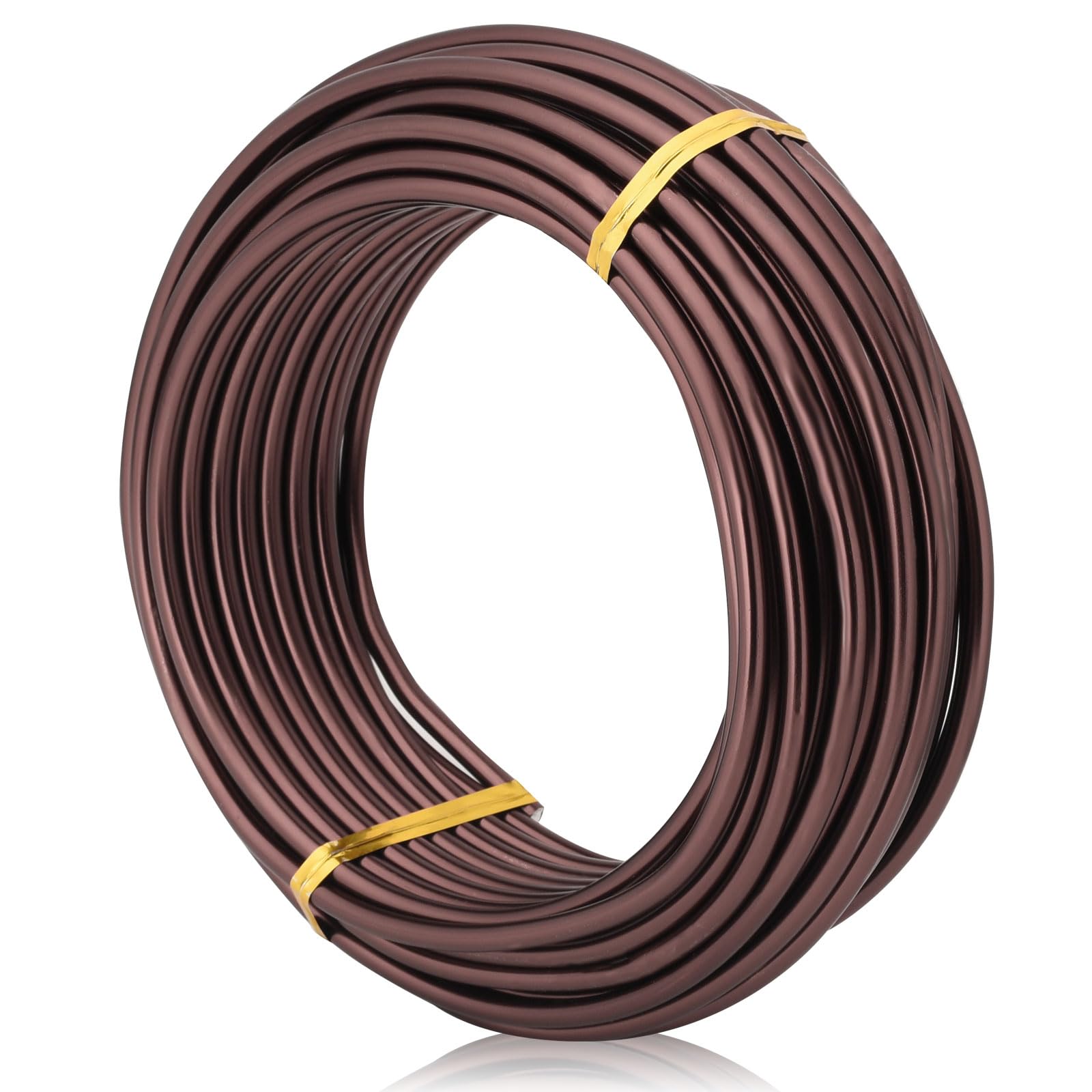 Bronze-3.5-Anodized Aluminum Bonsai Training Wire 250g Large Roll,Many Size to Choose,KSVZS Bendable Metal Wire for Crafts,Sculpting,Armature and