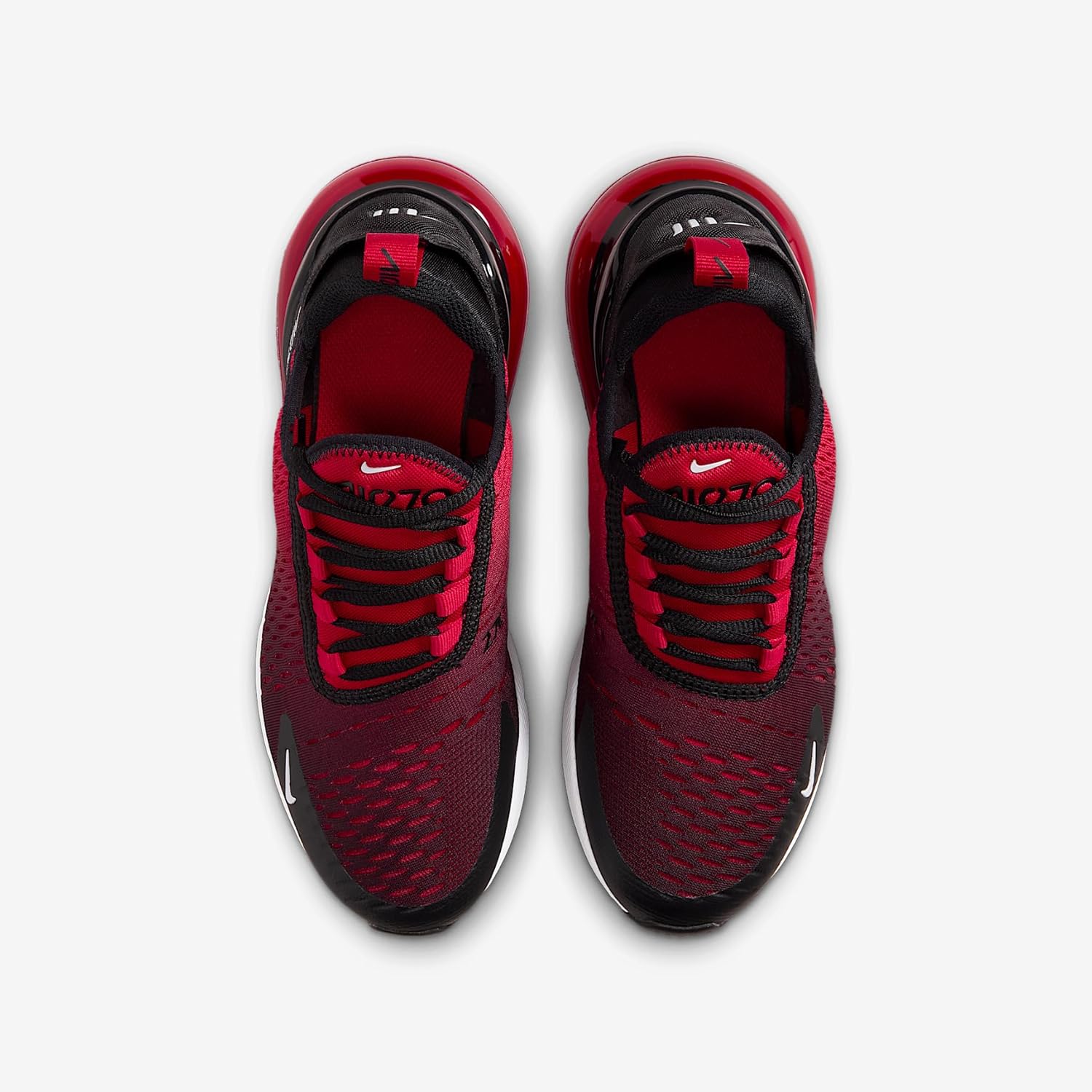 Nike Air Max 270 Big Kids' Shoes (Gym Red/Black/White) - Image 4