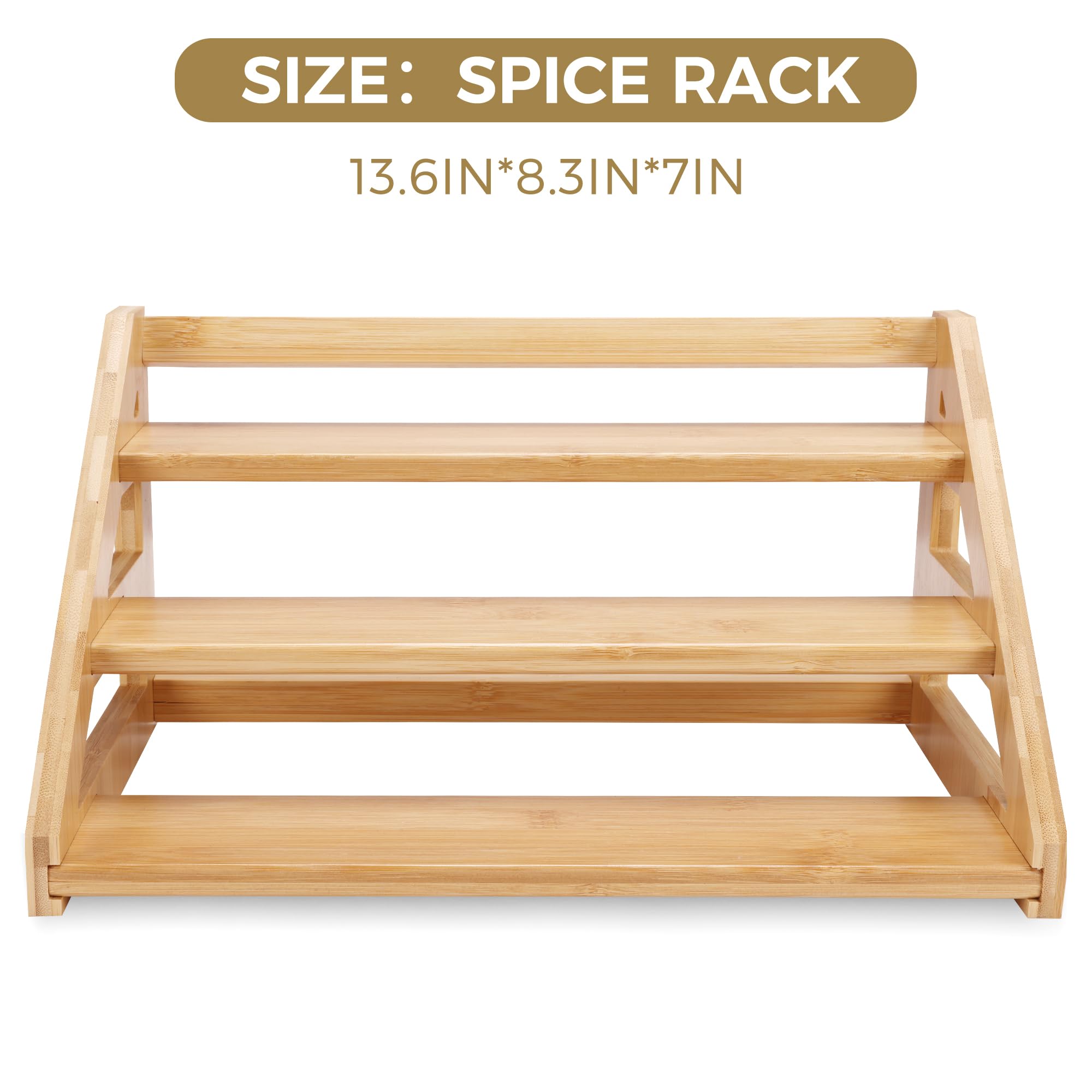 SONGMICS HOME Portaspezie, Estensibile, Organizer da Cucina