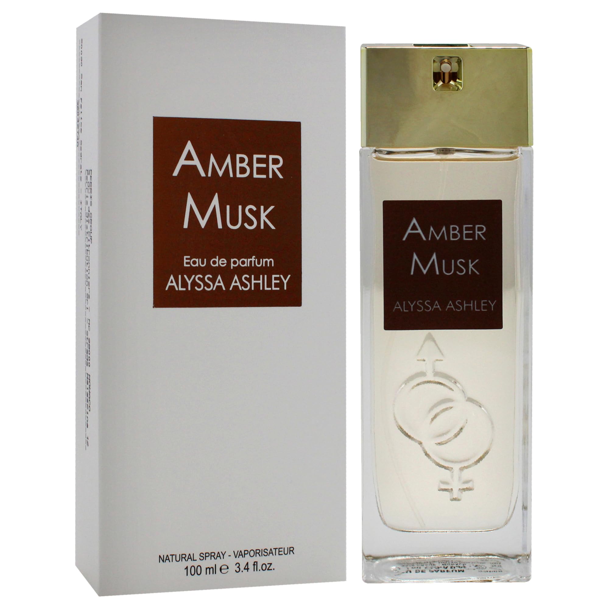 Alyssa Ashley - Amber Musk Eau de Parfum, Profumo, Acqua Profumata - 100ml