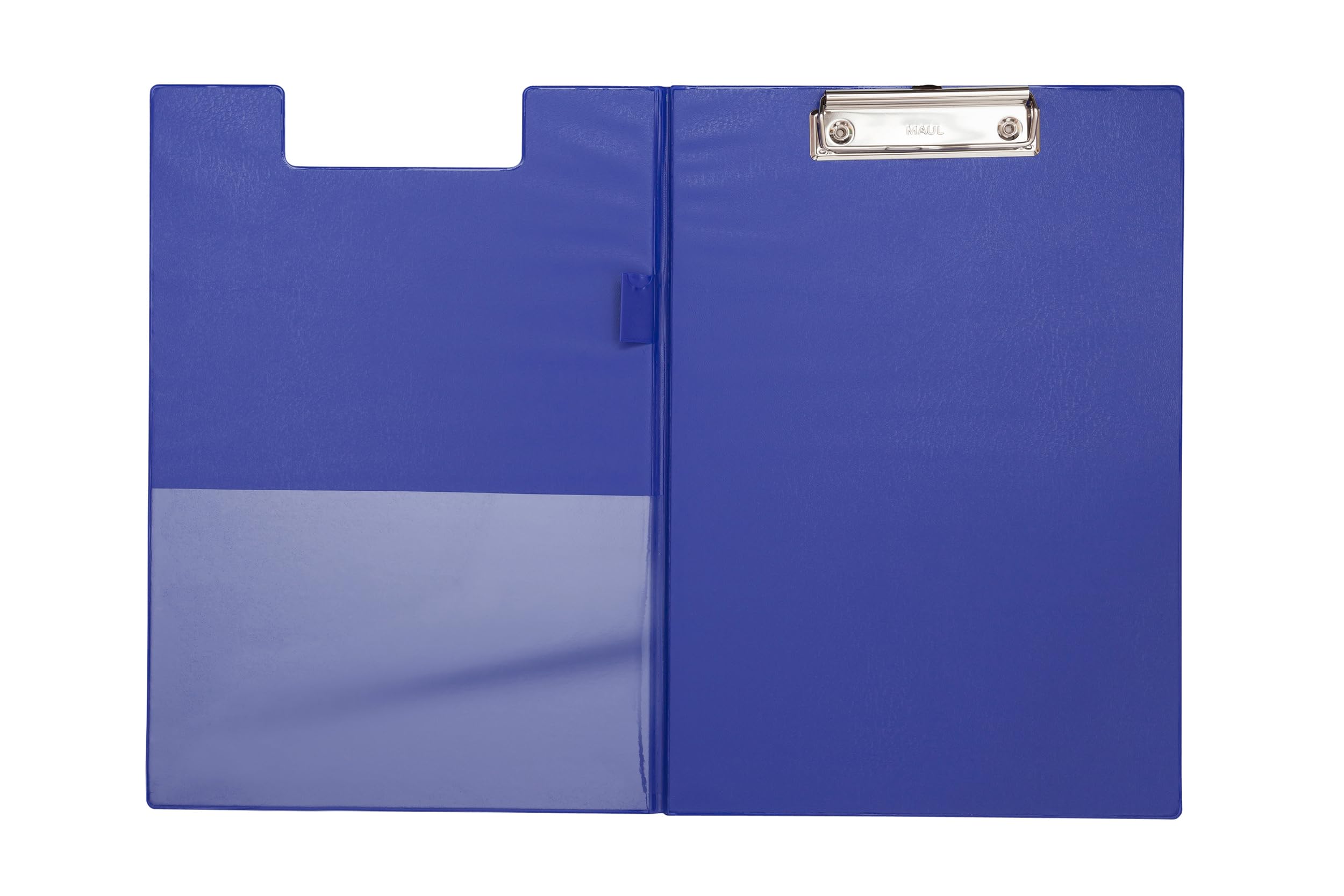 MAUL Clipboard Folder, A4, Clear internal pocket, Blue, 2339237, 1 pcs
