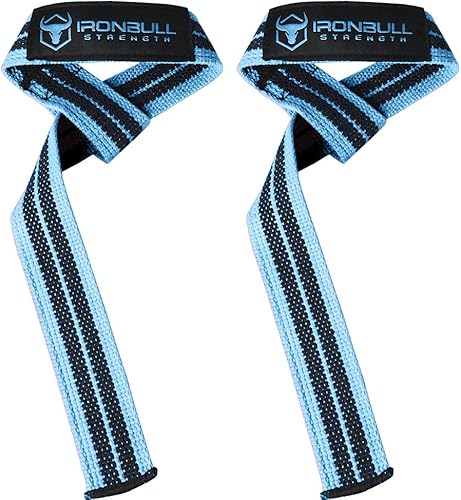 Miniatura 18 de Correas de Muñeca para Levantamiento de Pesas (1 Par) – Correas de Levantamiento Acolchadas para Peso Muerto, Levantamiento de Potencia, Rojo