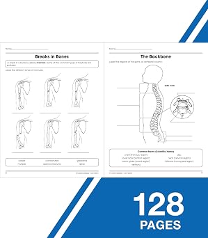 Carson Dellosa The 100+ Series: Human Body WorkbookGrades 5-8 Science Book, Human Anatomy, Bones, Muscles, Organs, the Nervous System, Health and Nutrition (128 pgs)