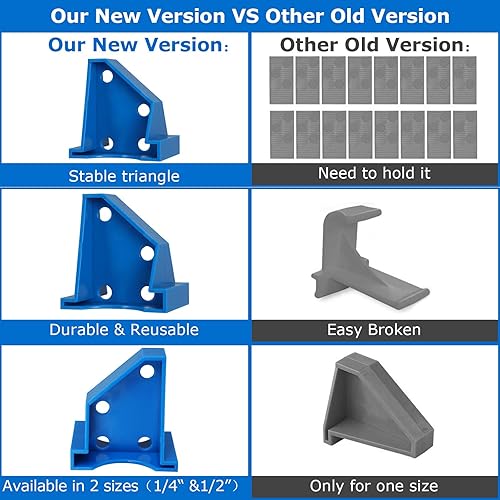 Miniatura 5 de 40 espaciadores de piso, espaciadores de suelo laminado 2 en 1 con huecos de 12 y 14 pulgadas, espaciadores de instalación de pisos para tablones de